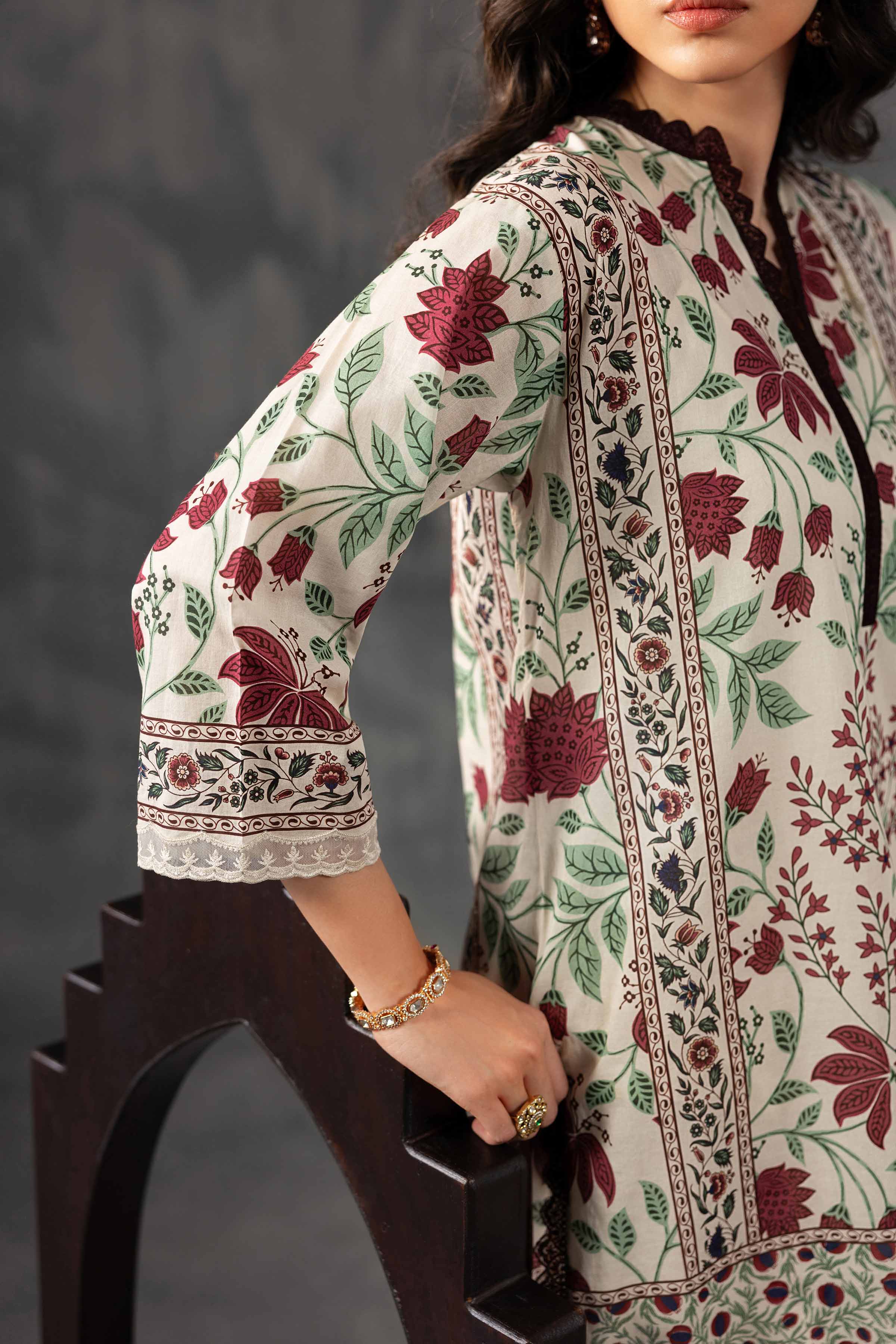 3 Piece - Printed Suit - KFE26-203 - Image 7