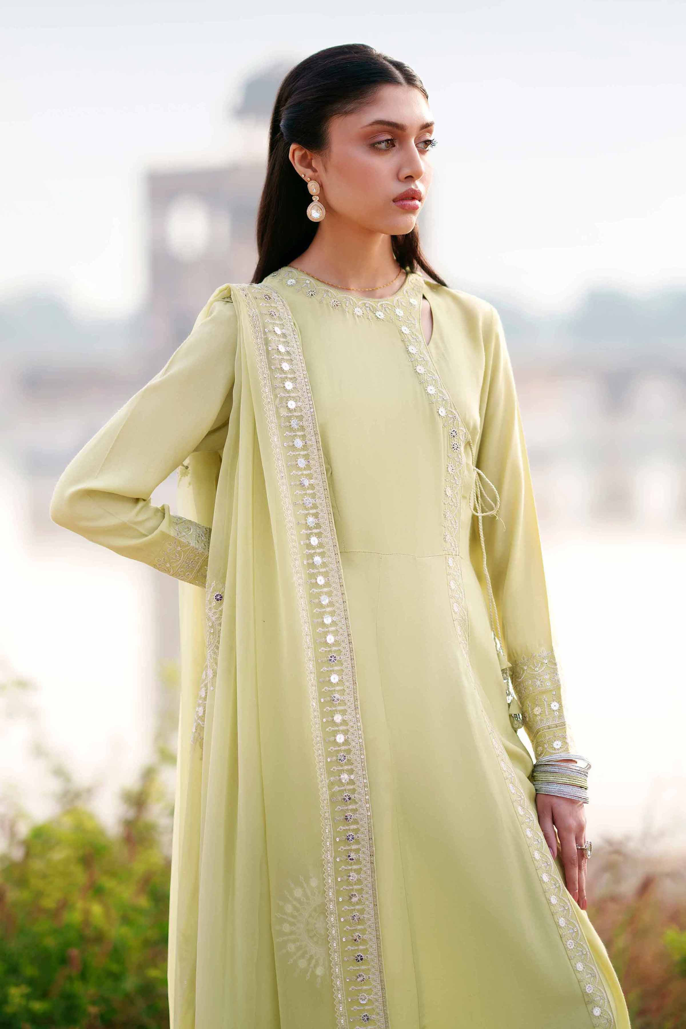 2 Piece - Embroidered Suit - KFE26-25 - Image 2