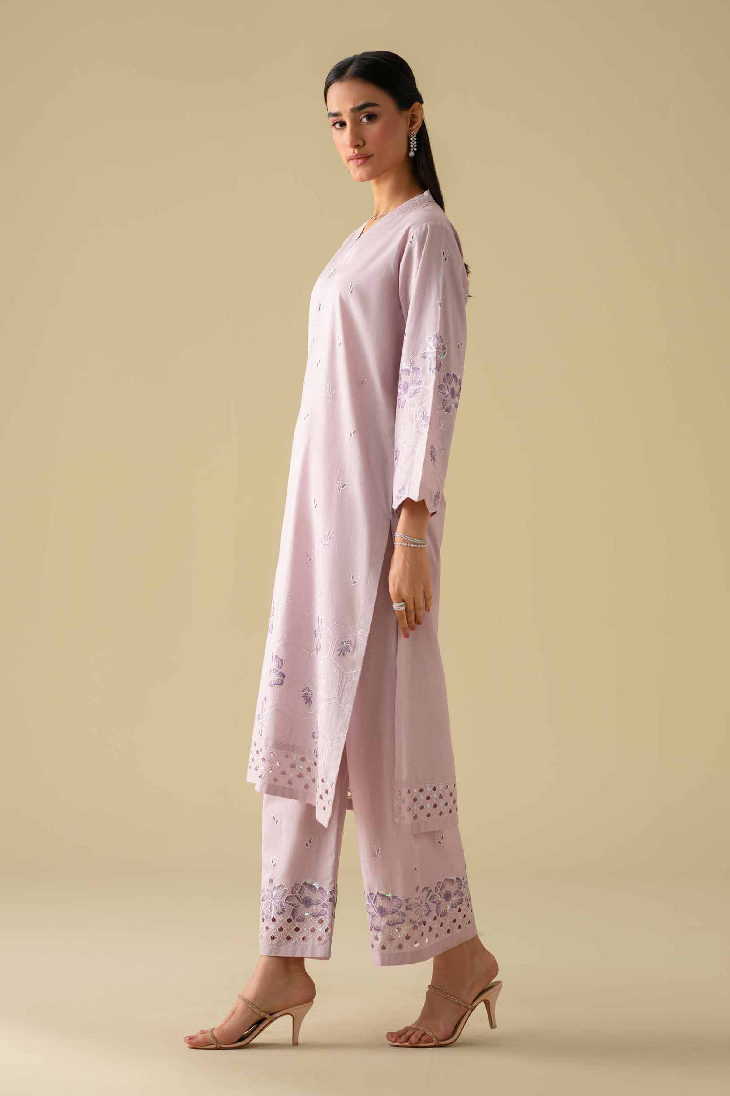 2 Piece - Embroidered Suit - KFE26-34 - Image 2