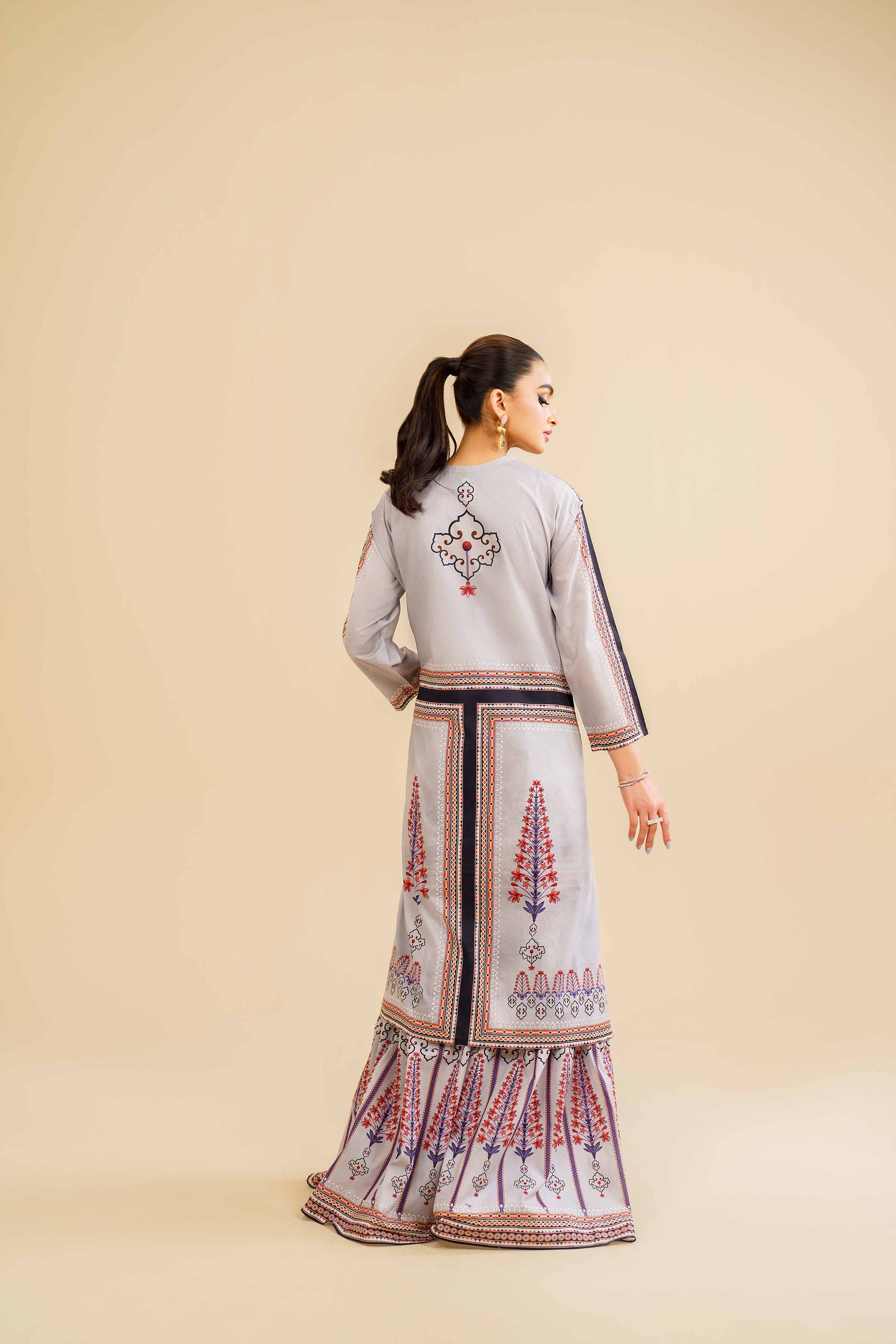 3 Piece - Printed Suit - KFS24-76 - Image 3