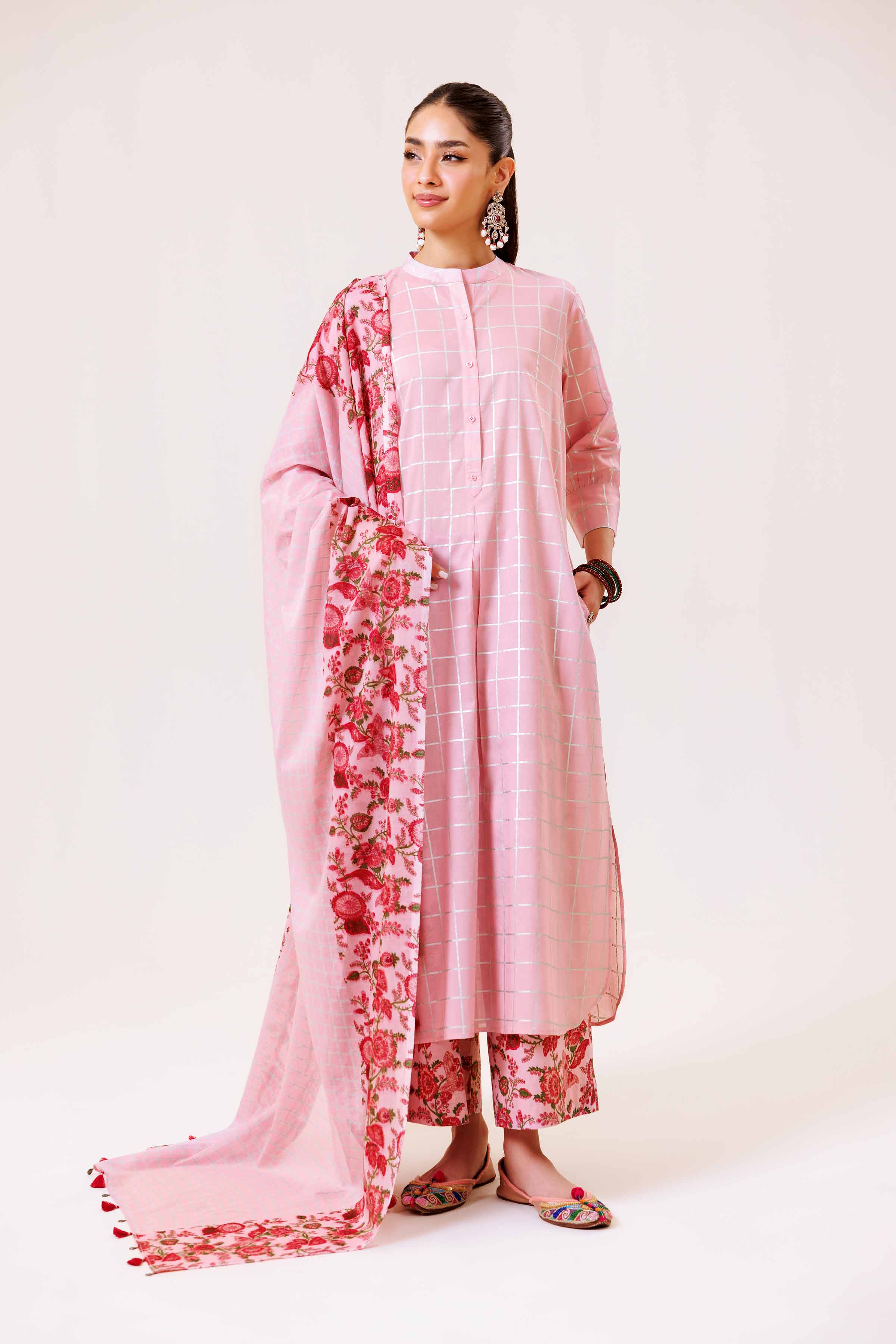 3 Piece - Printed Suit - KFS24-78 - Image 5