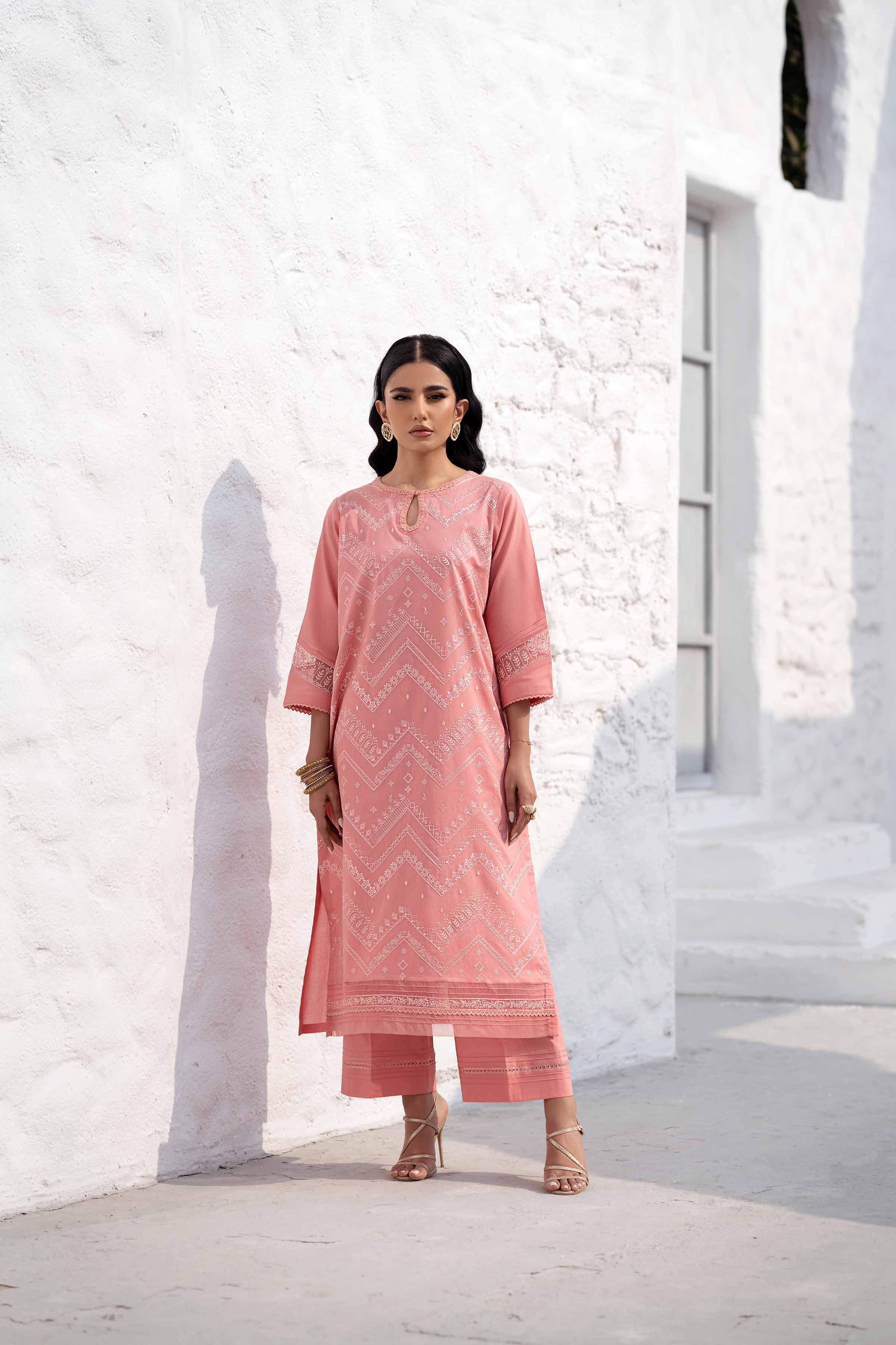 2 Piece - Embroidered Suit - KFS25-08 - Image 4