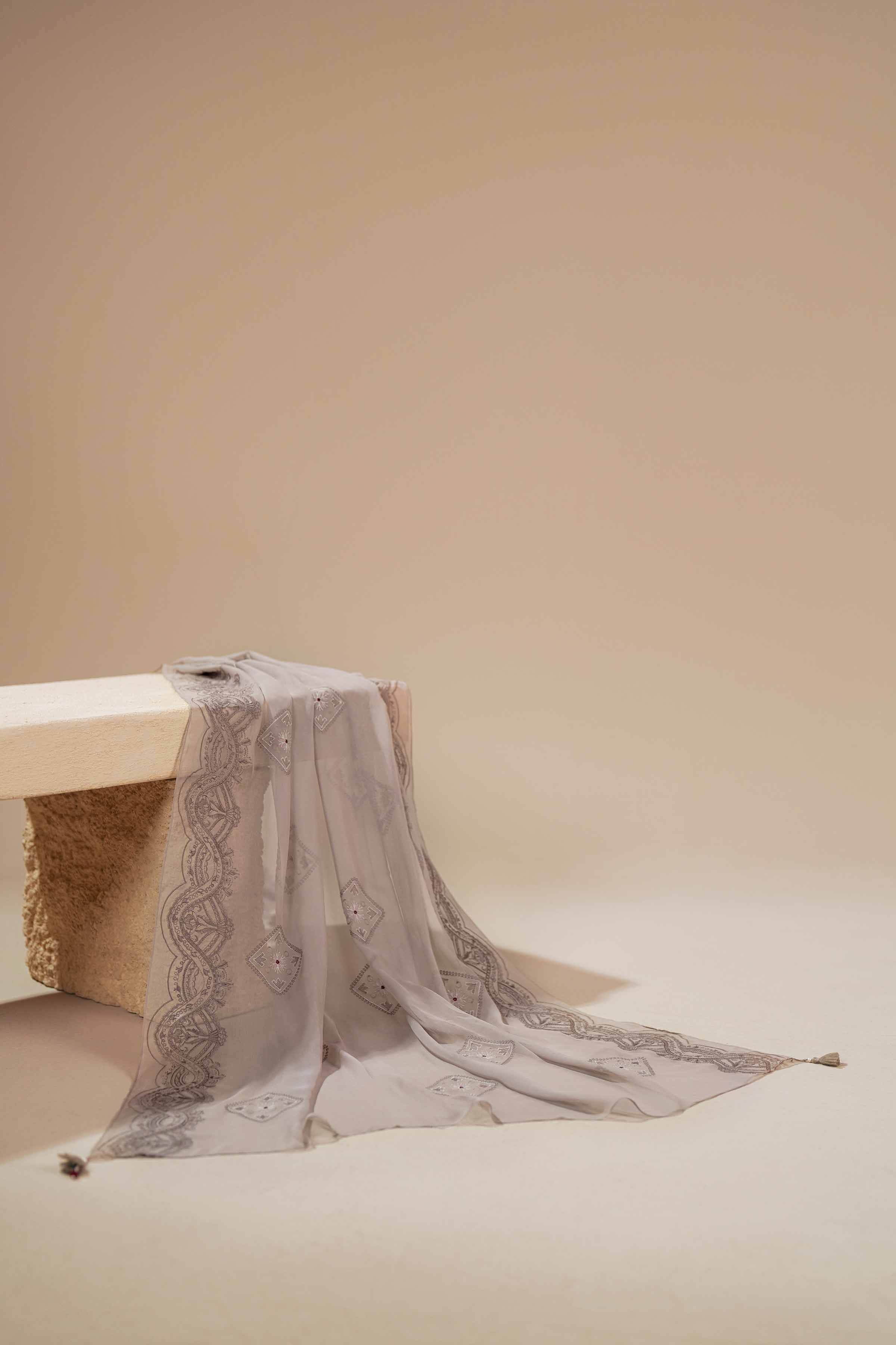 Embroidered Dupatta - KFS25-101 - Image 20