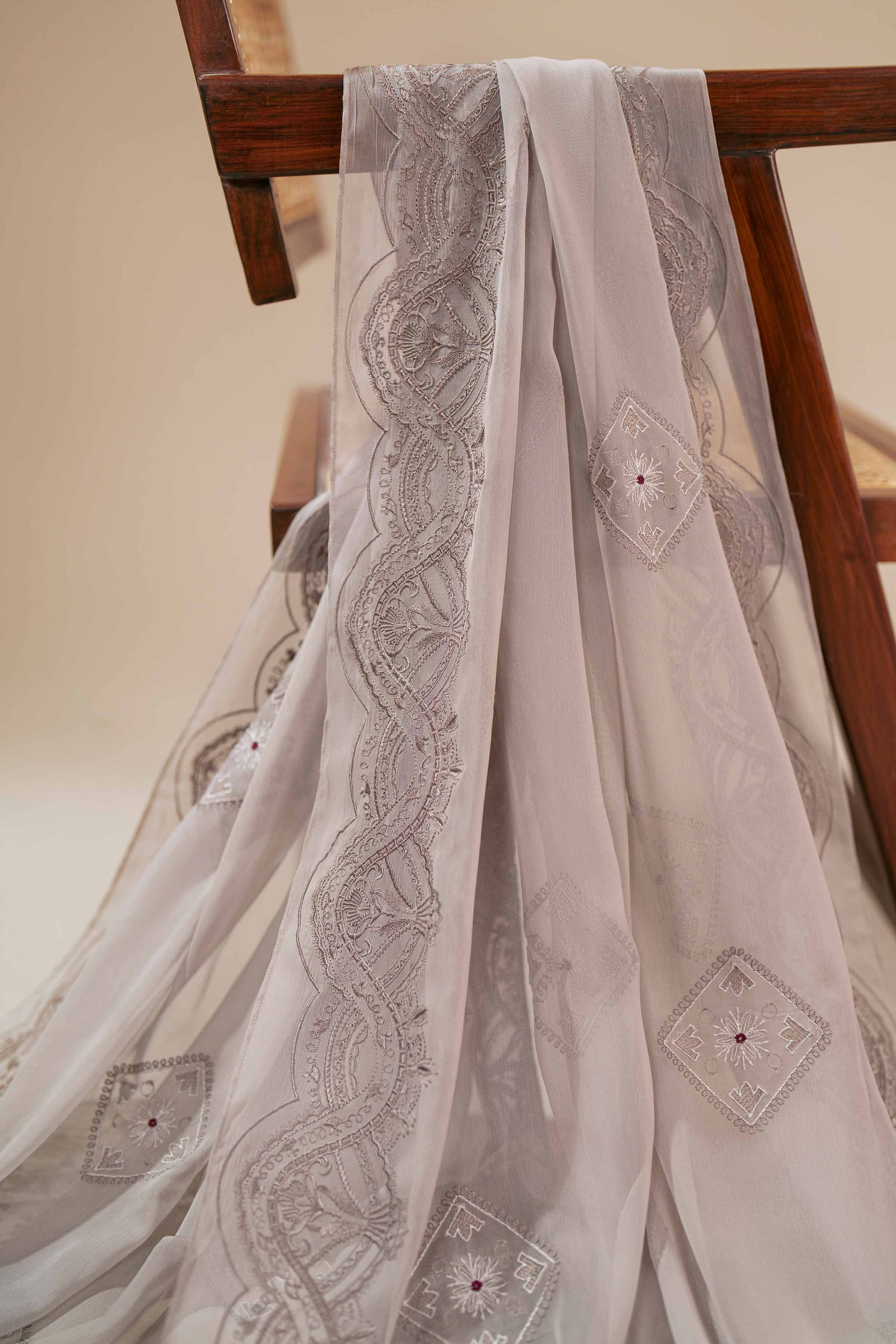Embroidered Dupatta - KFS25-101 - Image 30