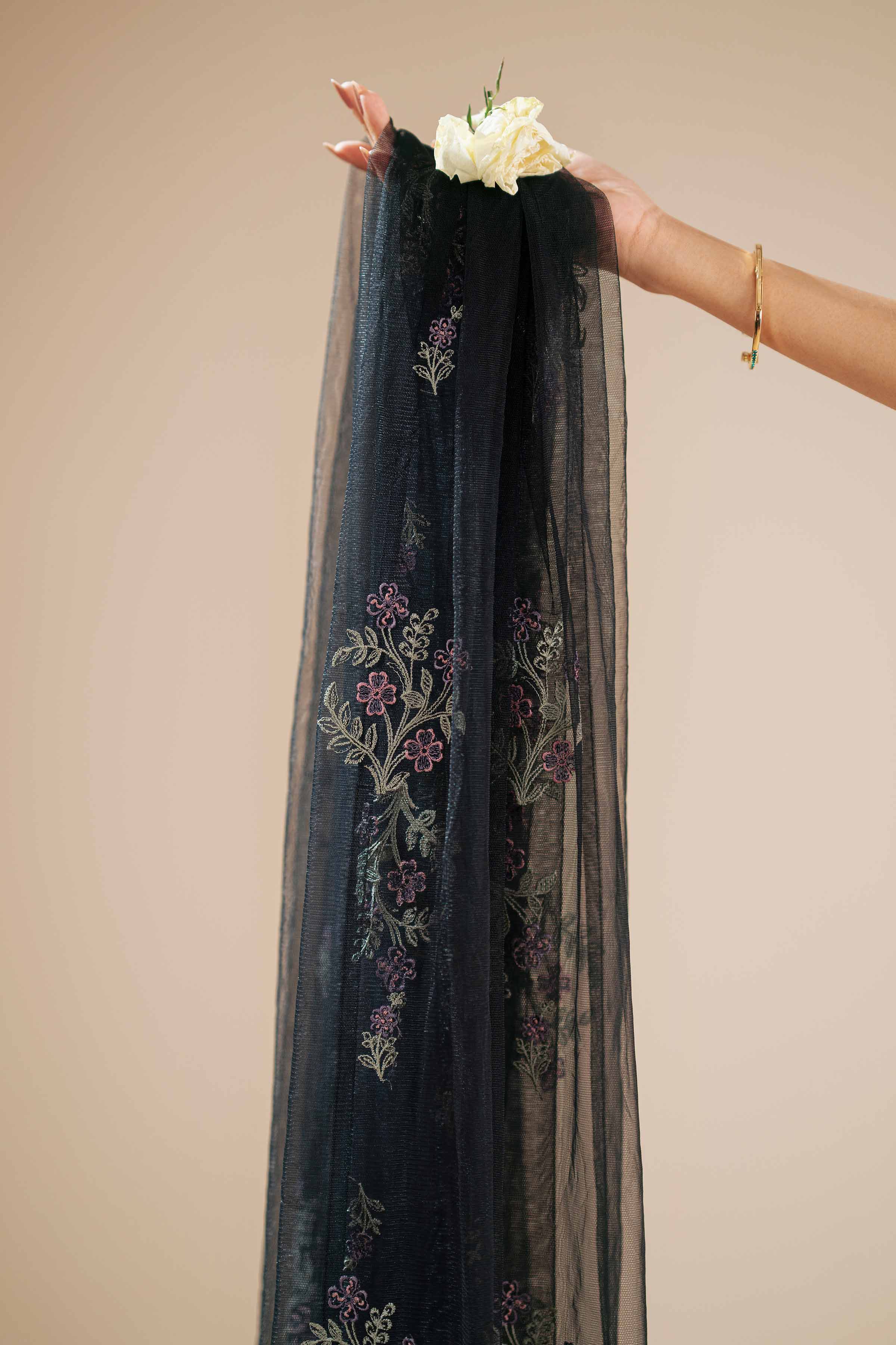 Embroidered Dupatta - KFS25-102 - Image 19