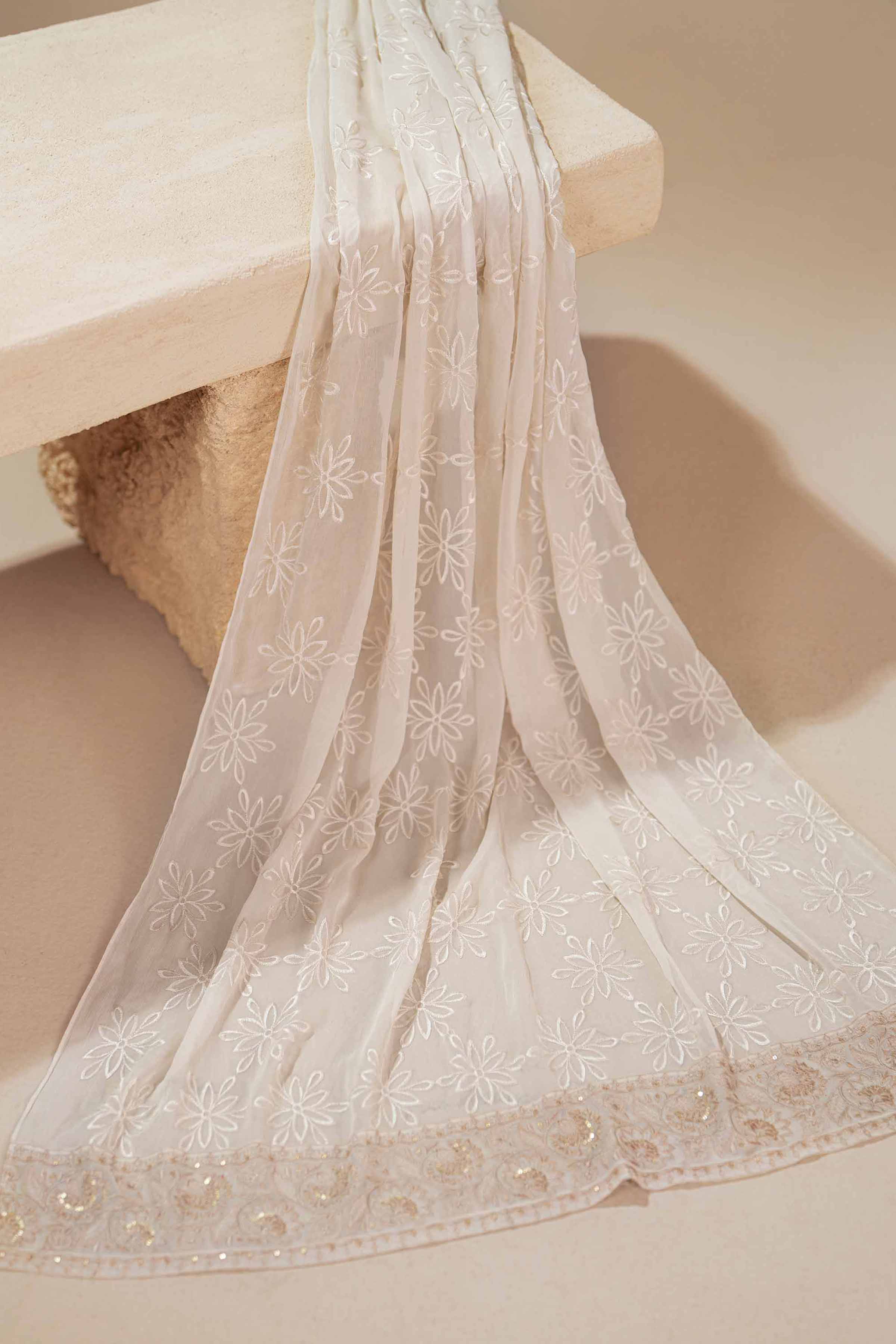 Embroidered Dupatta - KFS25-104 - Image 13