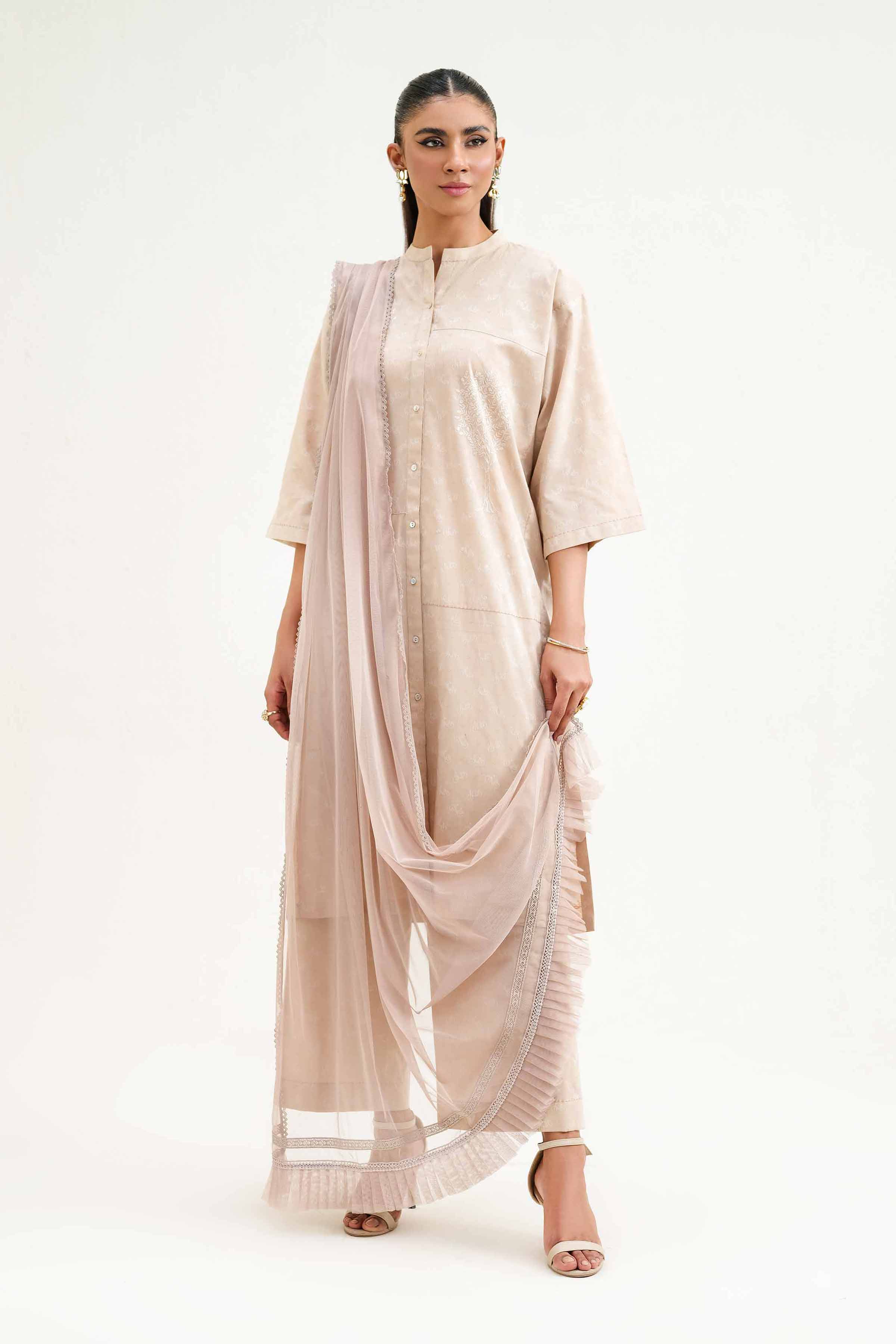 Basic Dupatta - KFS25-55 - Image 3