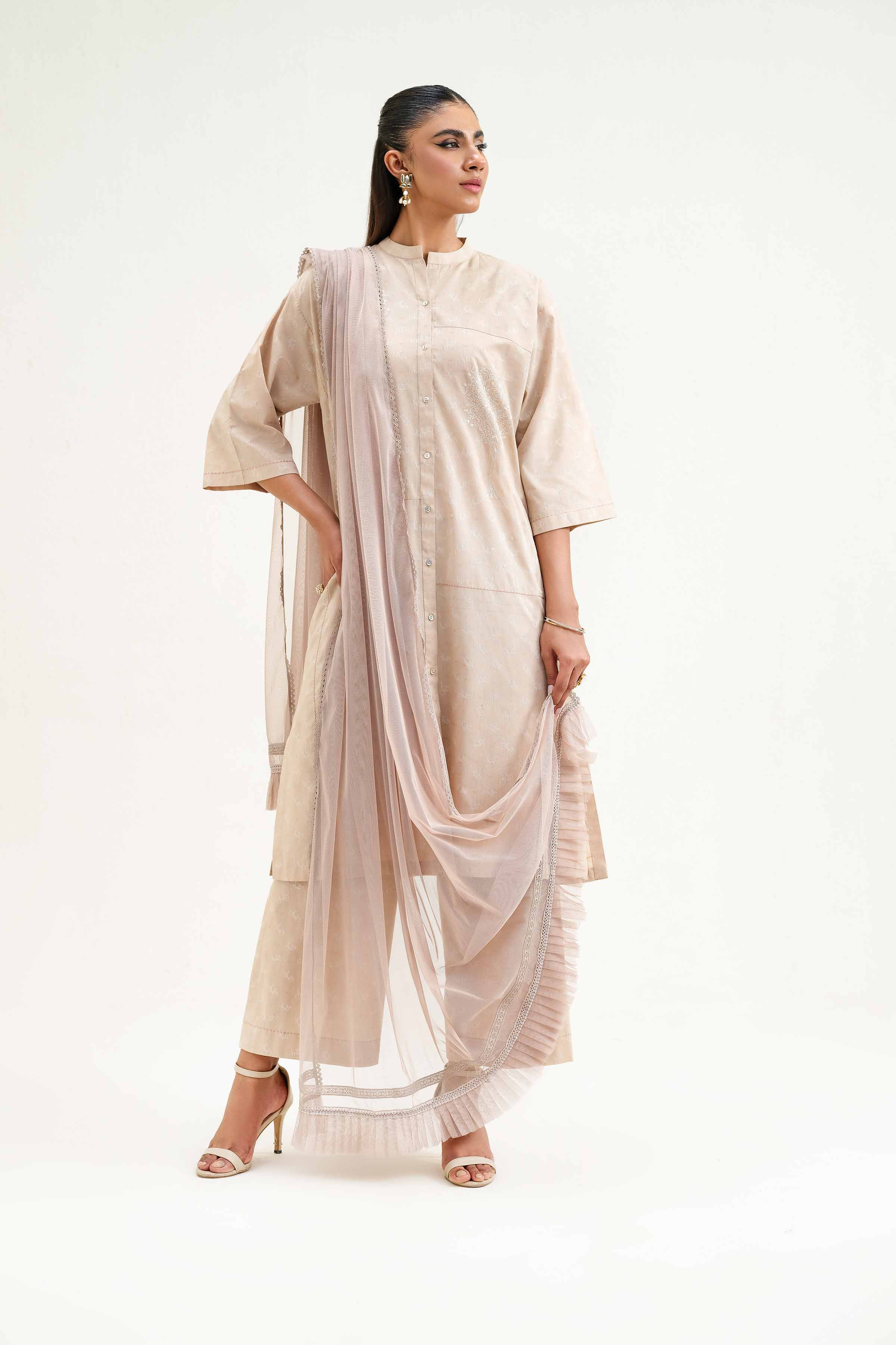 Basic Dupatta - KFS25-55 - Image 4