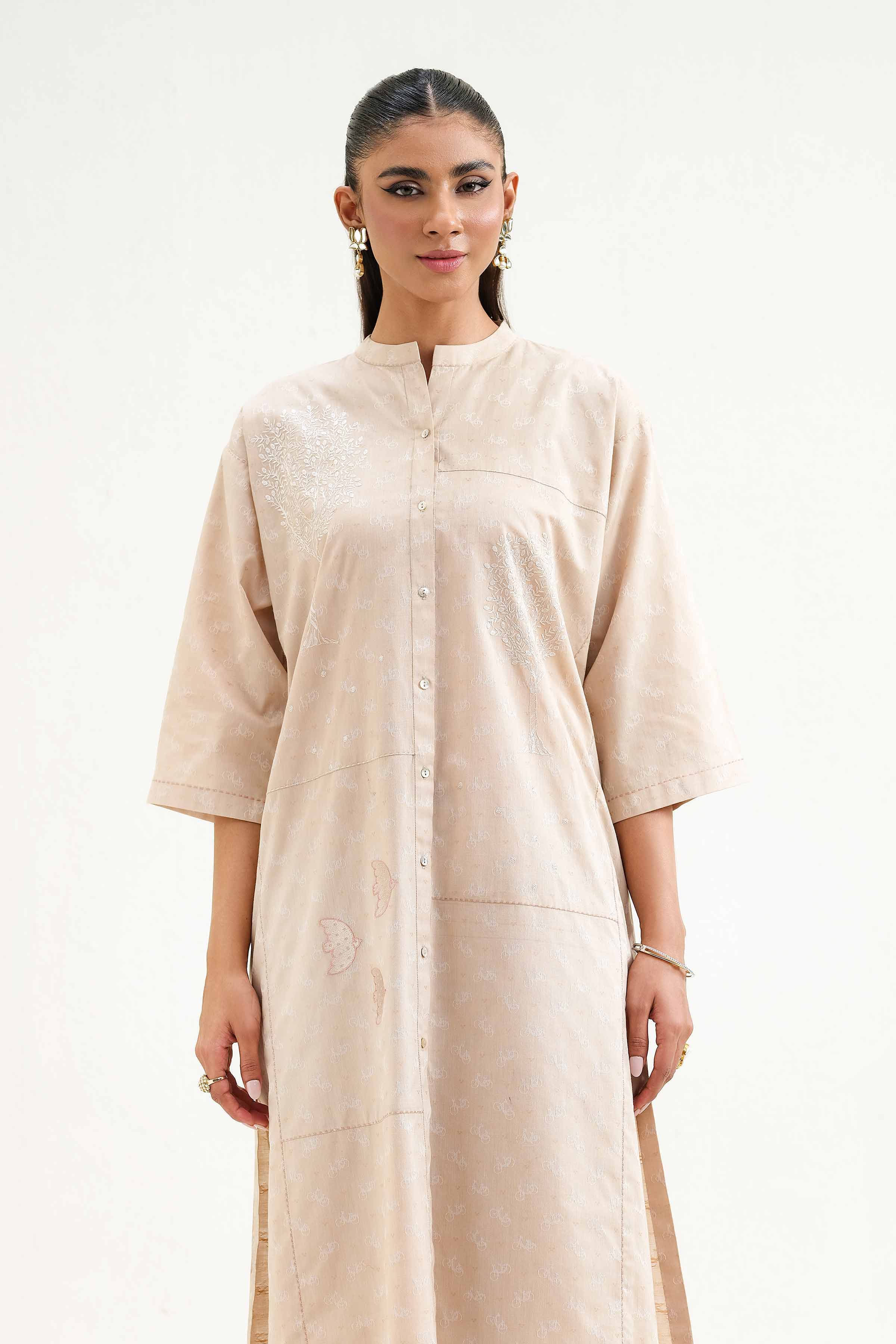 2 Piece - Embroidered Suit - KFS25-64 - Image 2