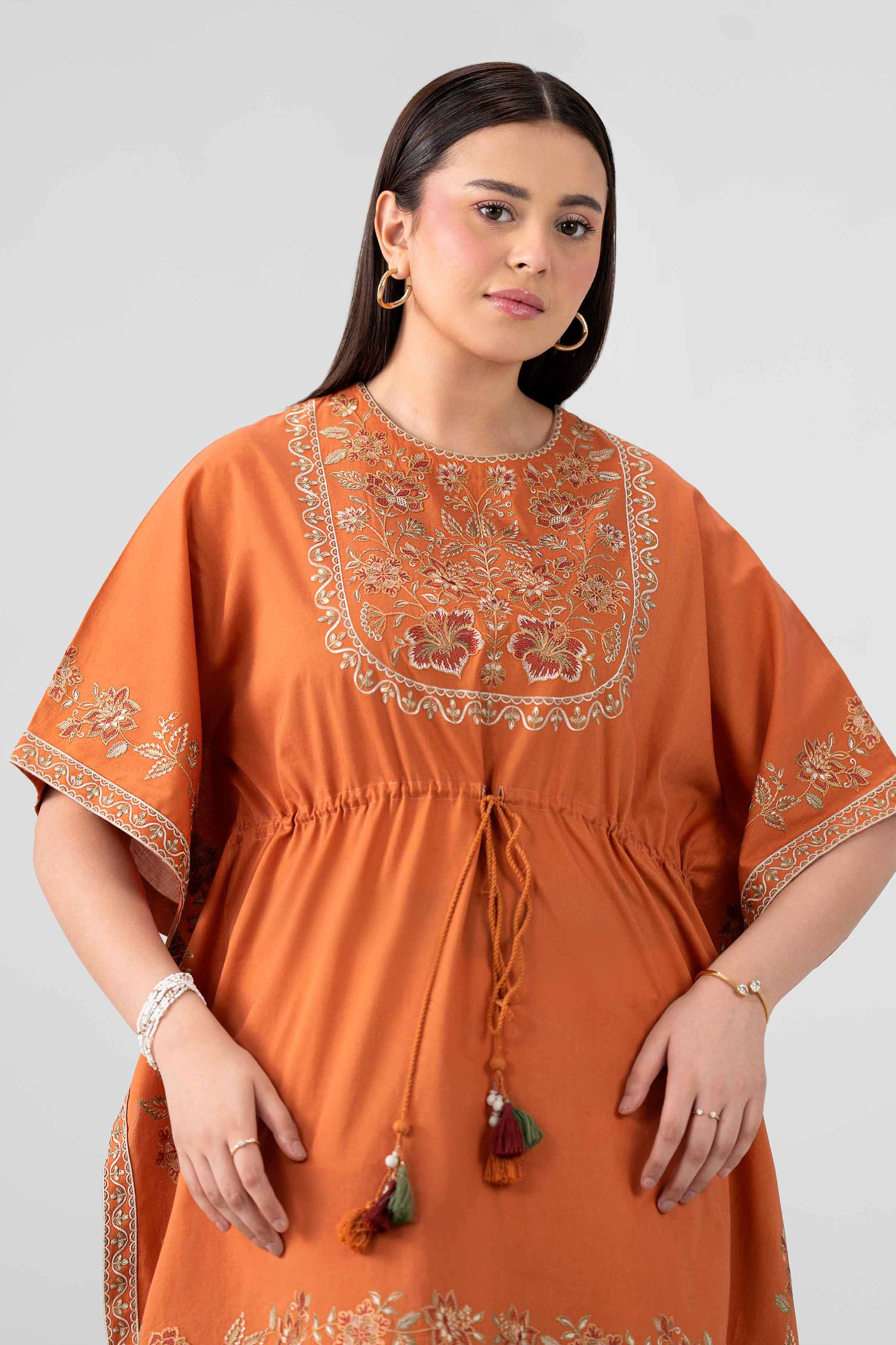 2 Piece - Embroidered Suit - KFS26-14 - Image 2