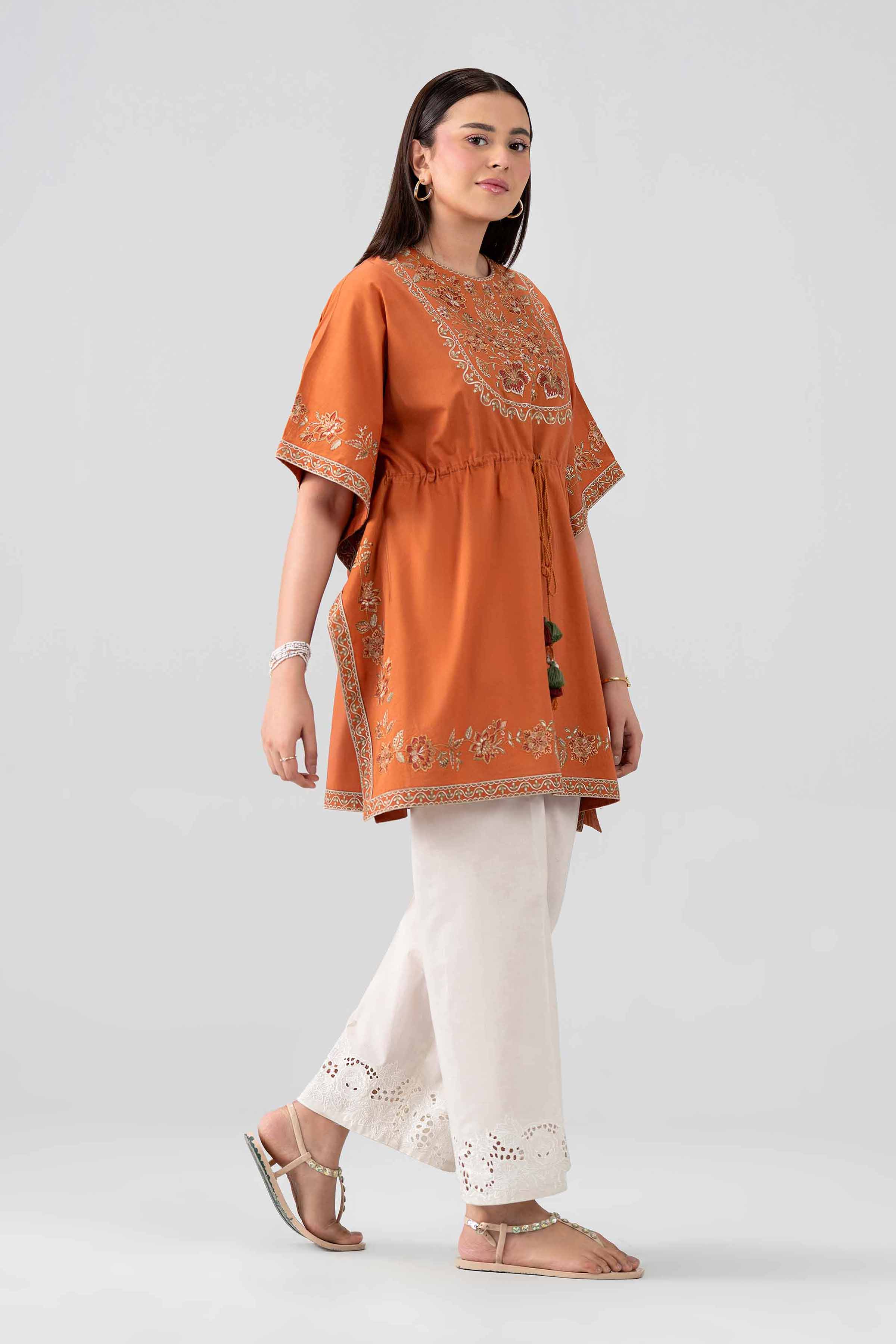 2 Piece - Embroidered Suit - KFS26-14 - Image 5