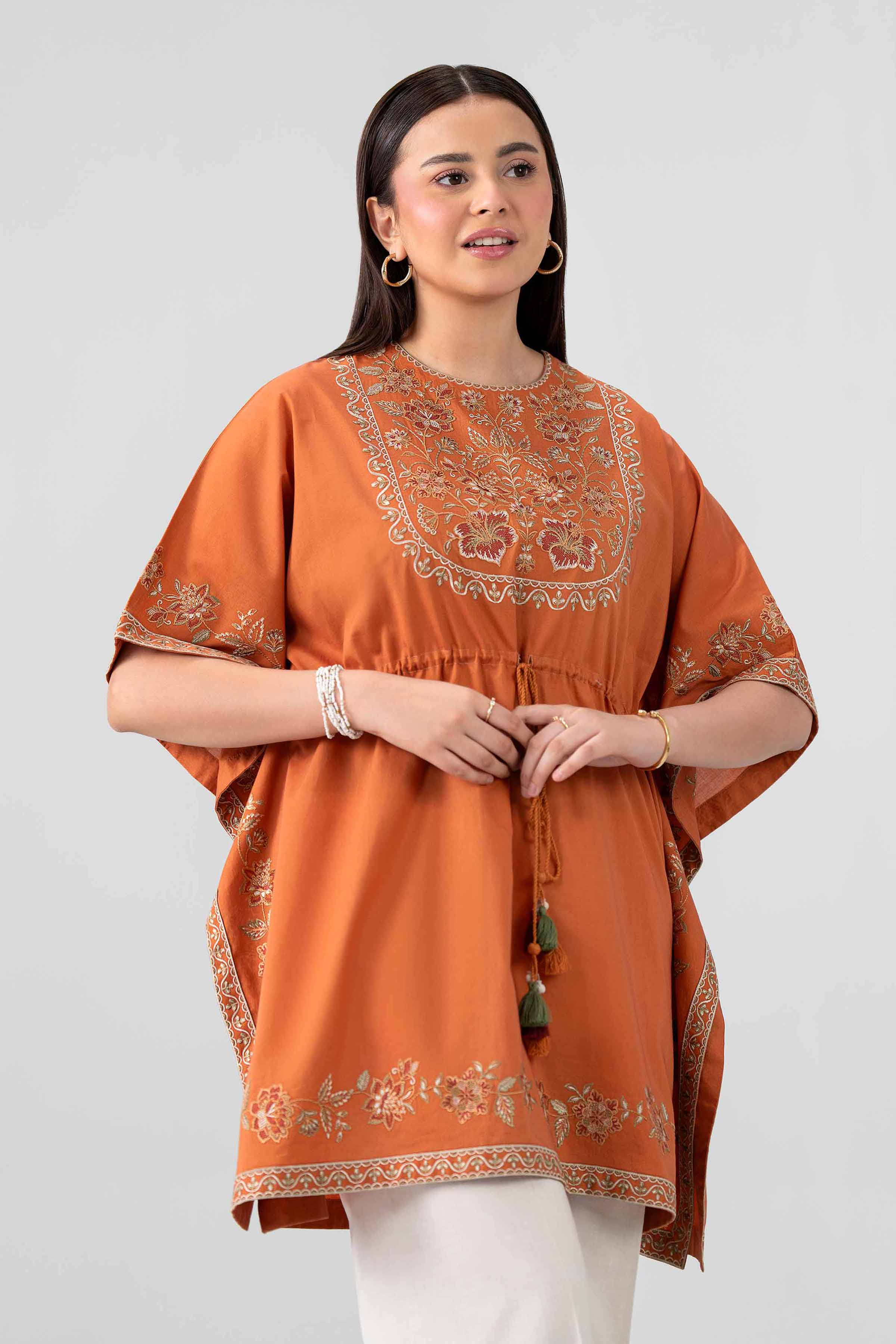 2 Piece - Embroidered Suit - KFS26-14 - Image 8