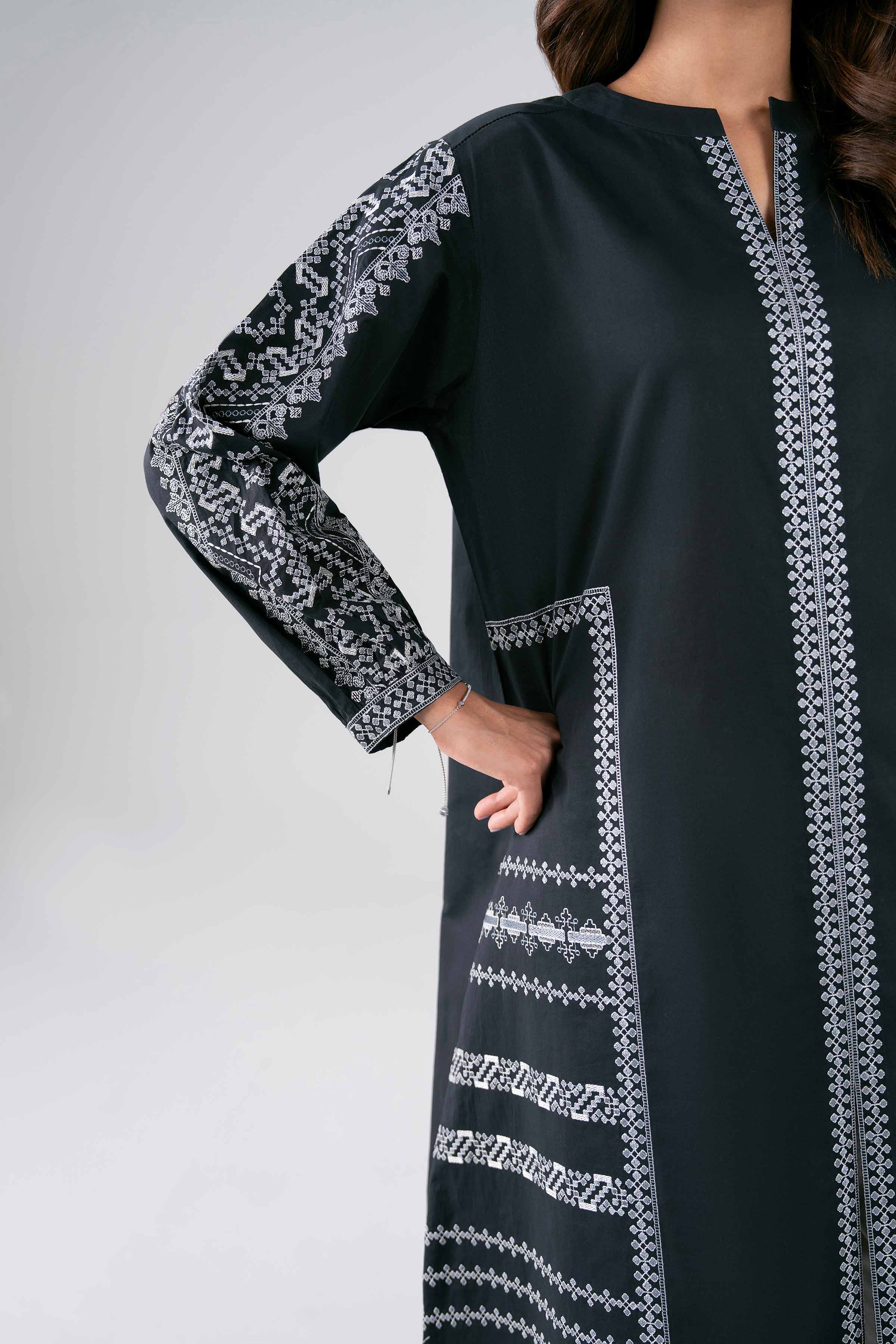 2 Piece - Embroidered Suit - KFS26-24 - Image 6