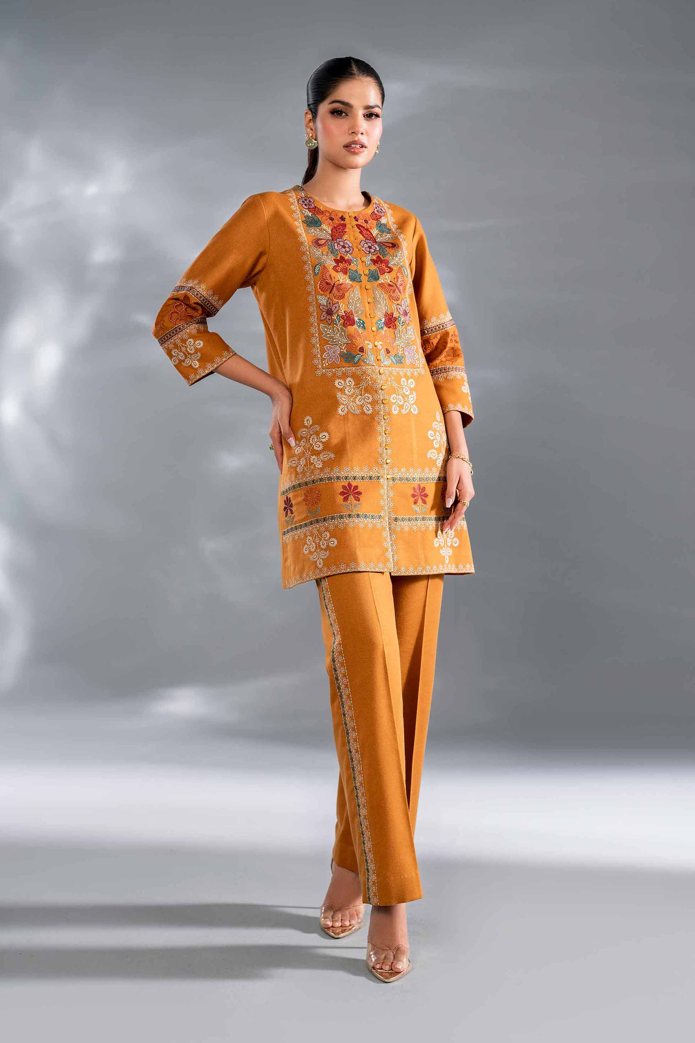 2 Piece - Embroidered Suit - KFW24-100 - Image 2