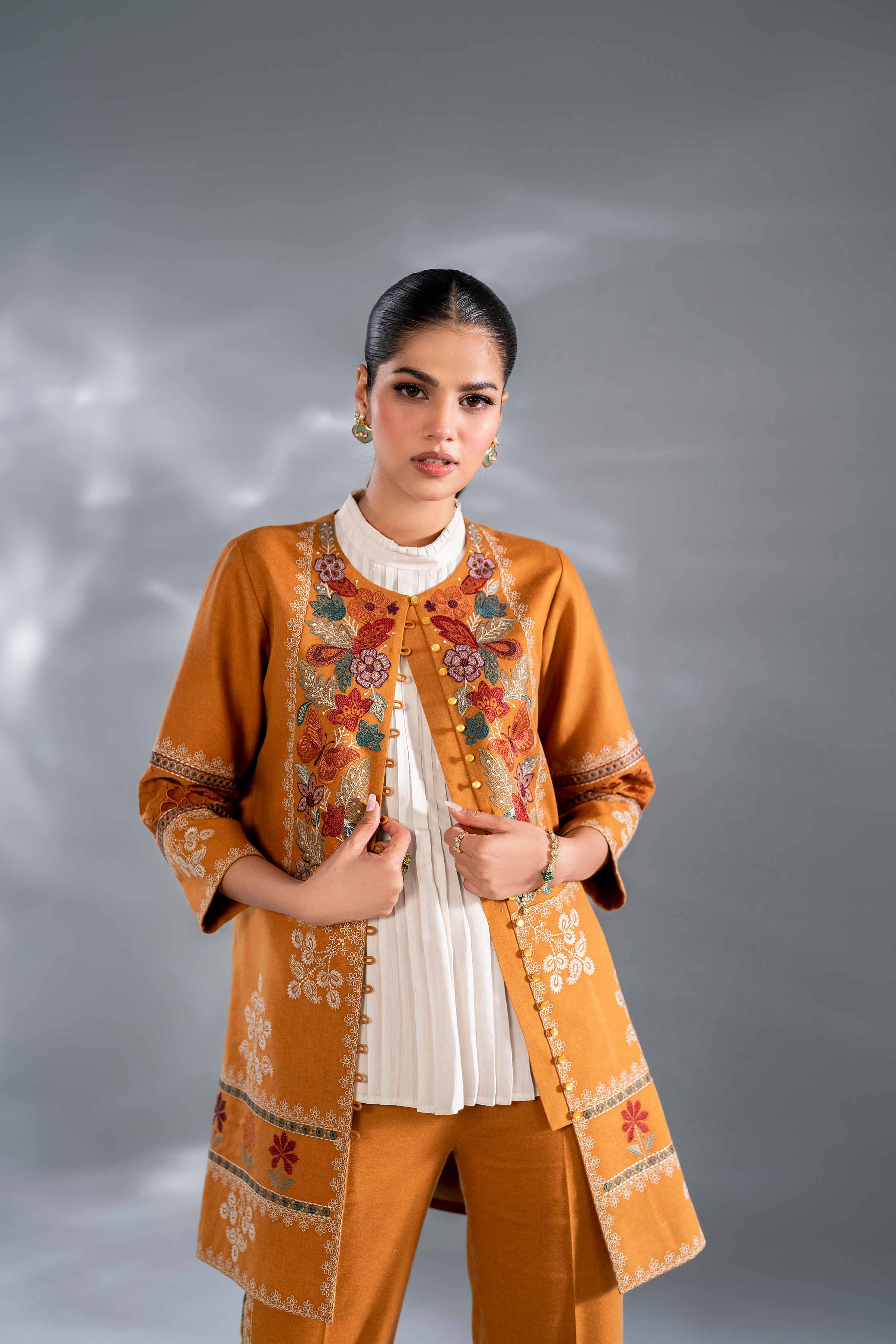 2 Piece - Embroidered Suit - KFW24-100 - Image 5