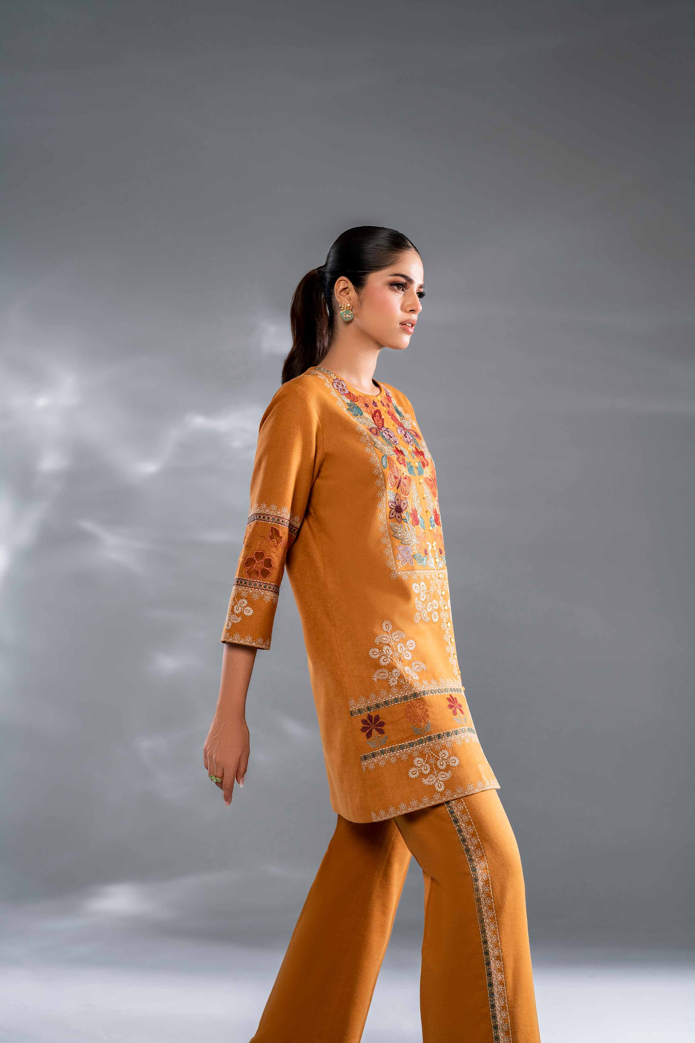 2 Piece - Embroidered Suit - KFW24-100 - Image 6