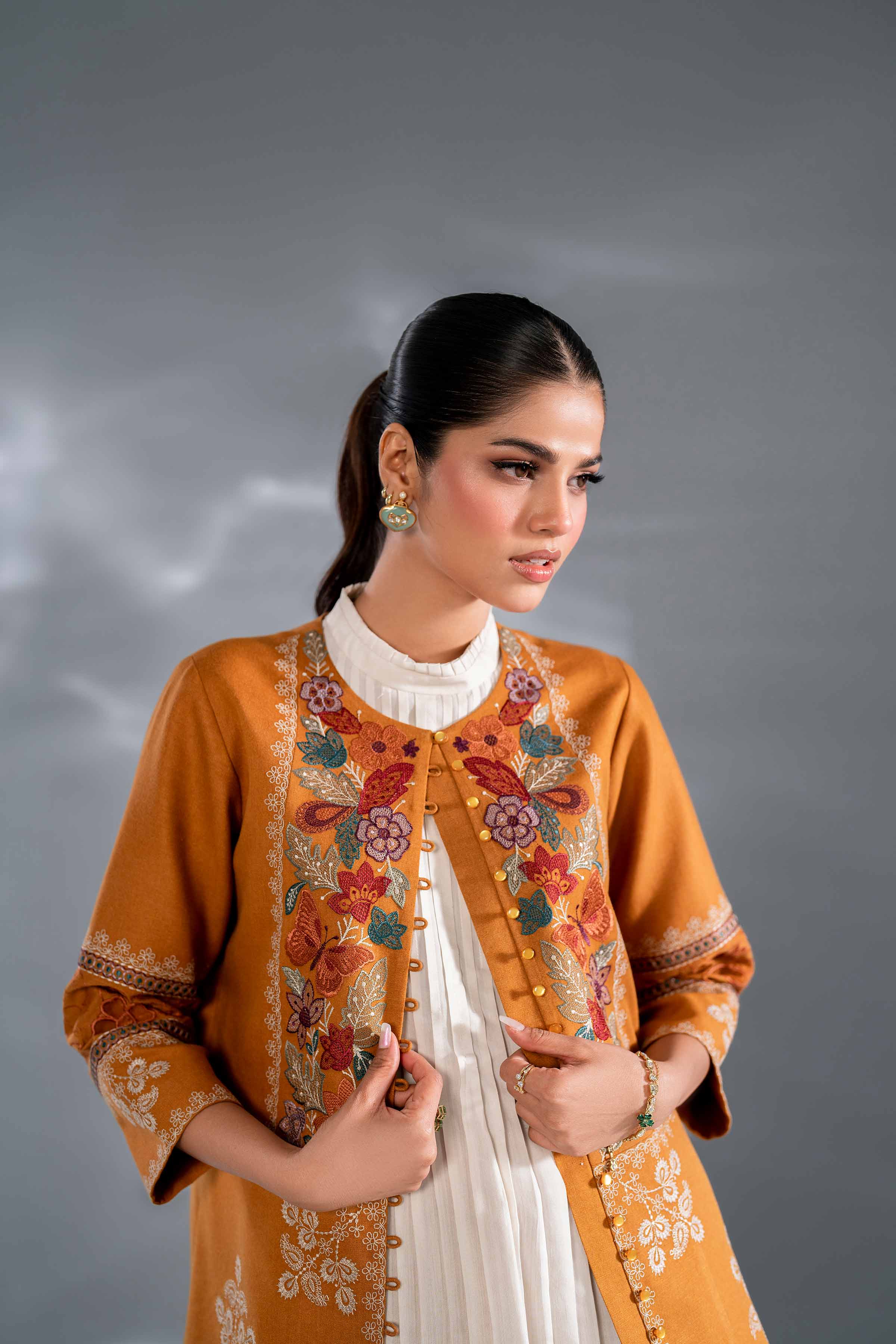 2 Piece - Embroidered Suit - KFW24-100 - Image 8