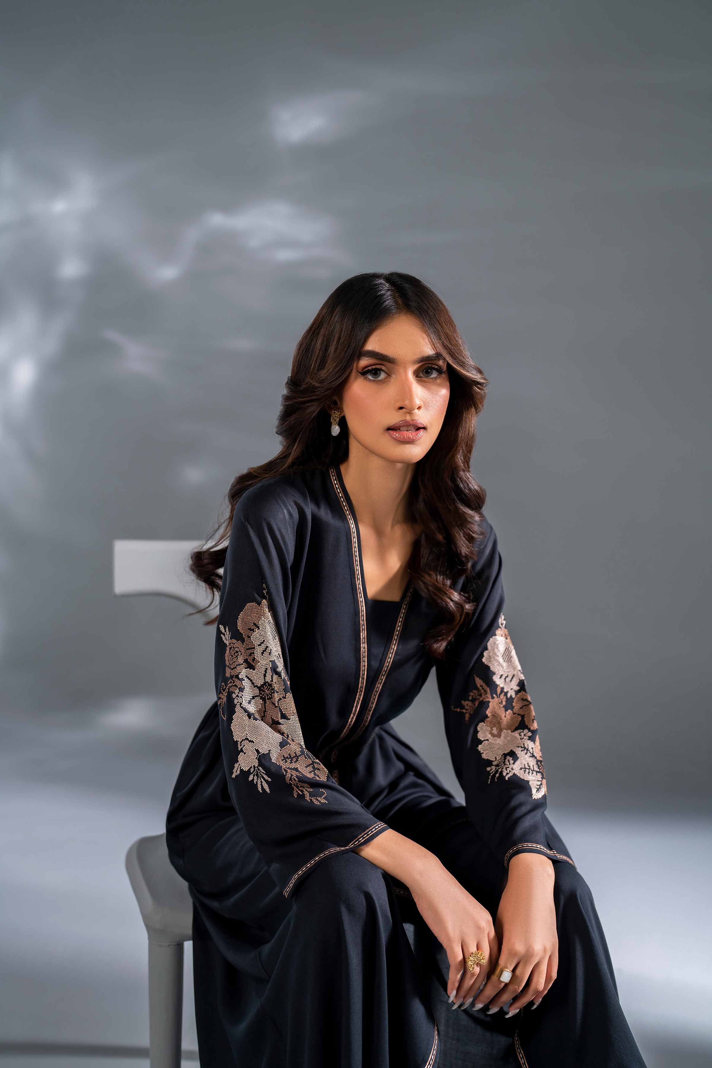 2 Piece - Embroidered Suit - KFW24-102 - Image 7