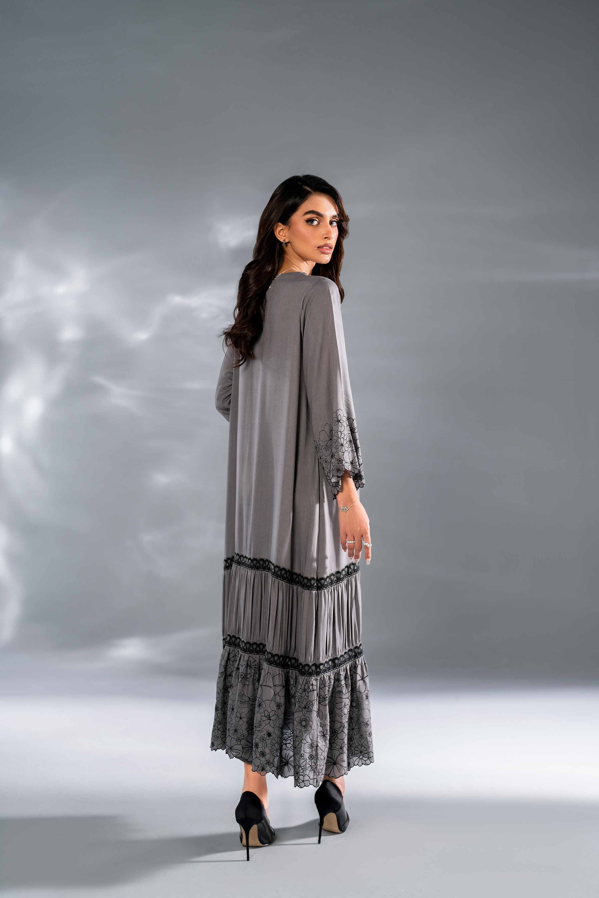 2 Piece - Embroidered Suit - KFW24-108 - Image 3