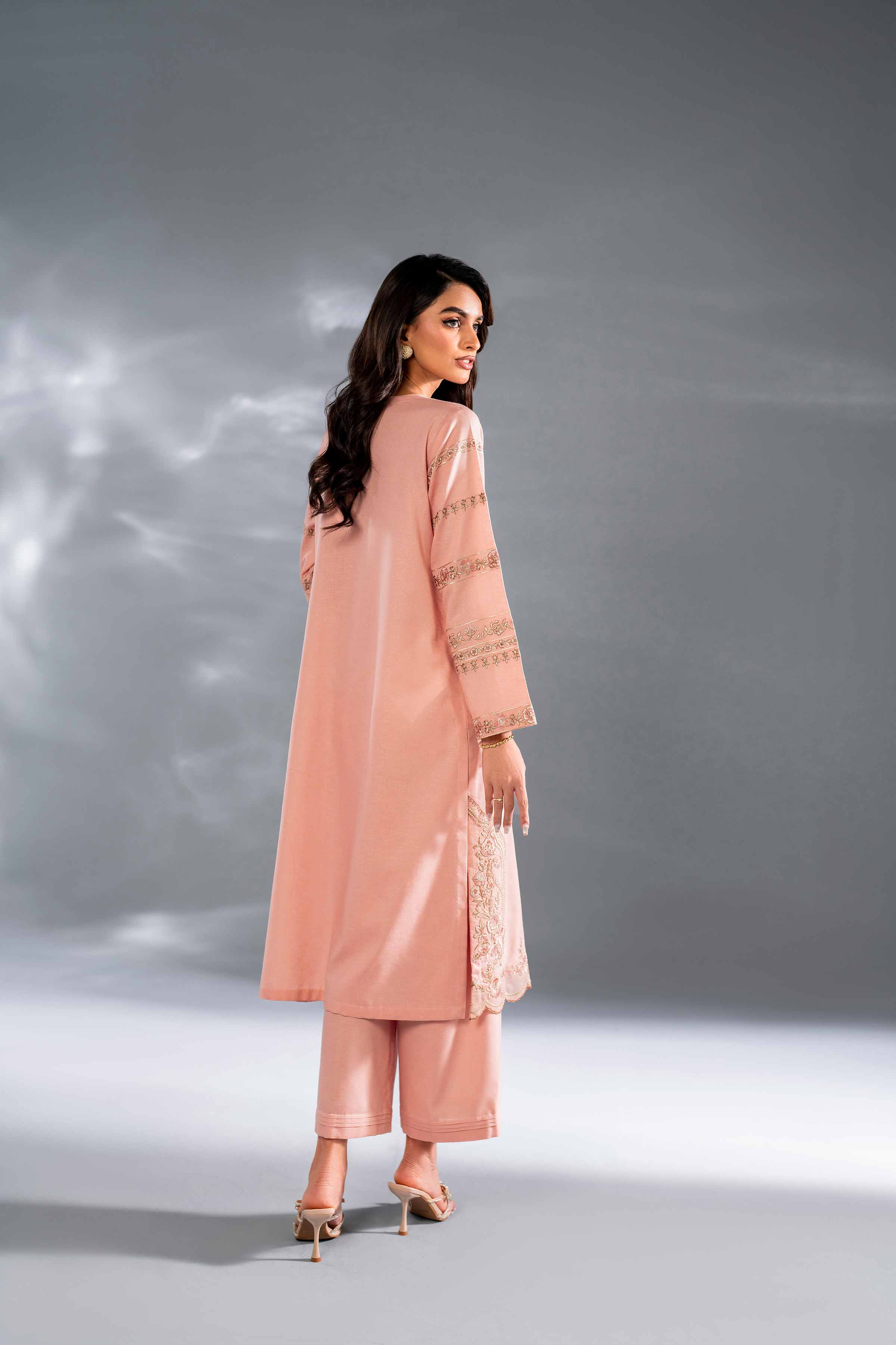 2 Piece - Embroidered Suit - KFW24-111 - Image 3