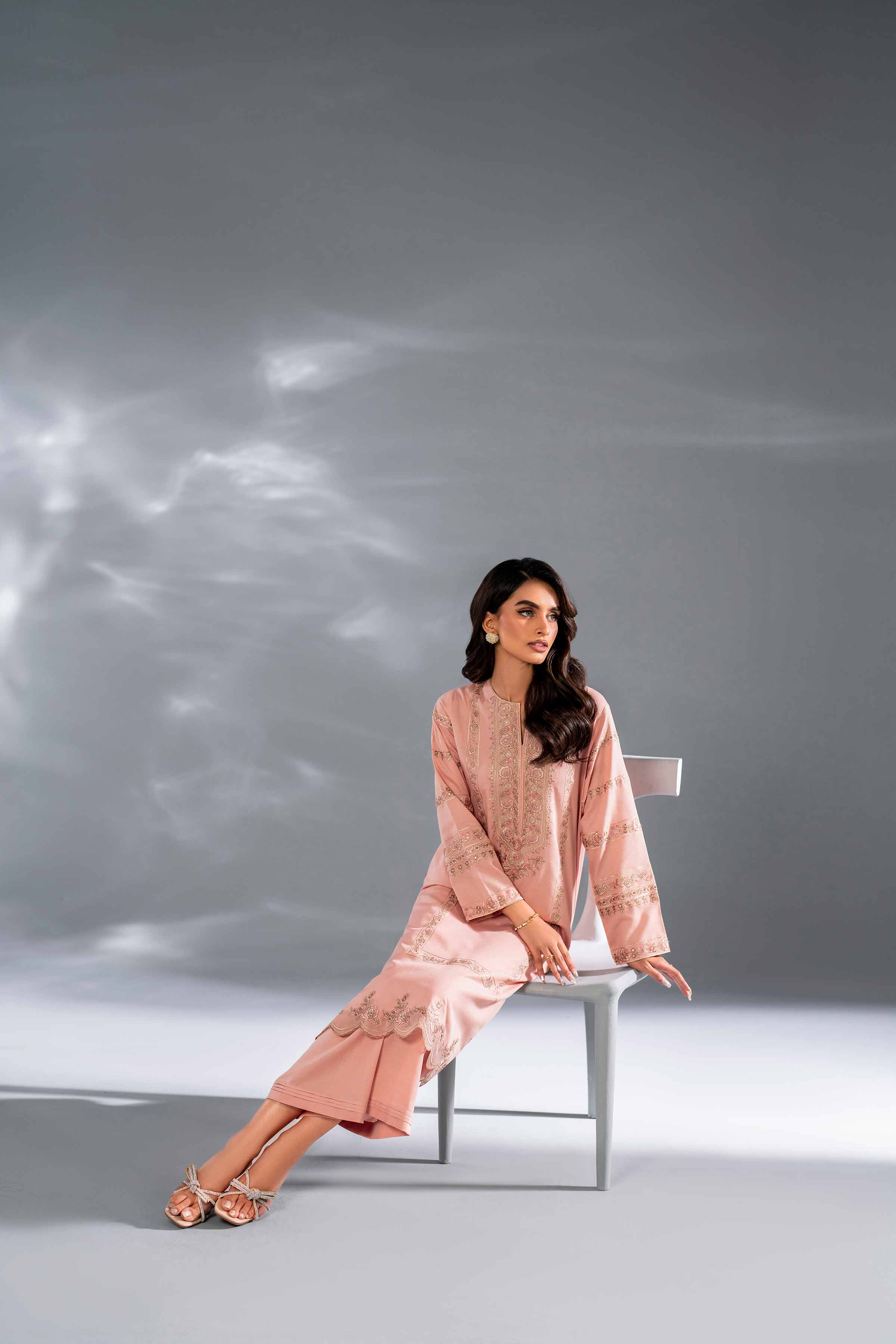 2 Piece - Embroidered Suit - KFW24-111 - Image 7
