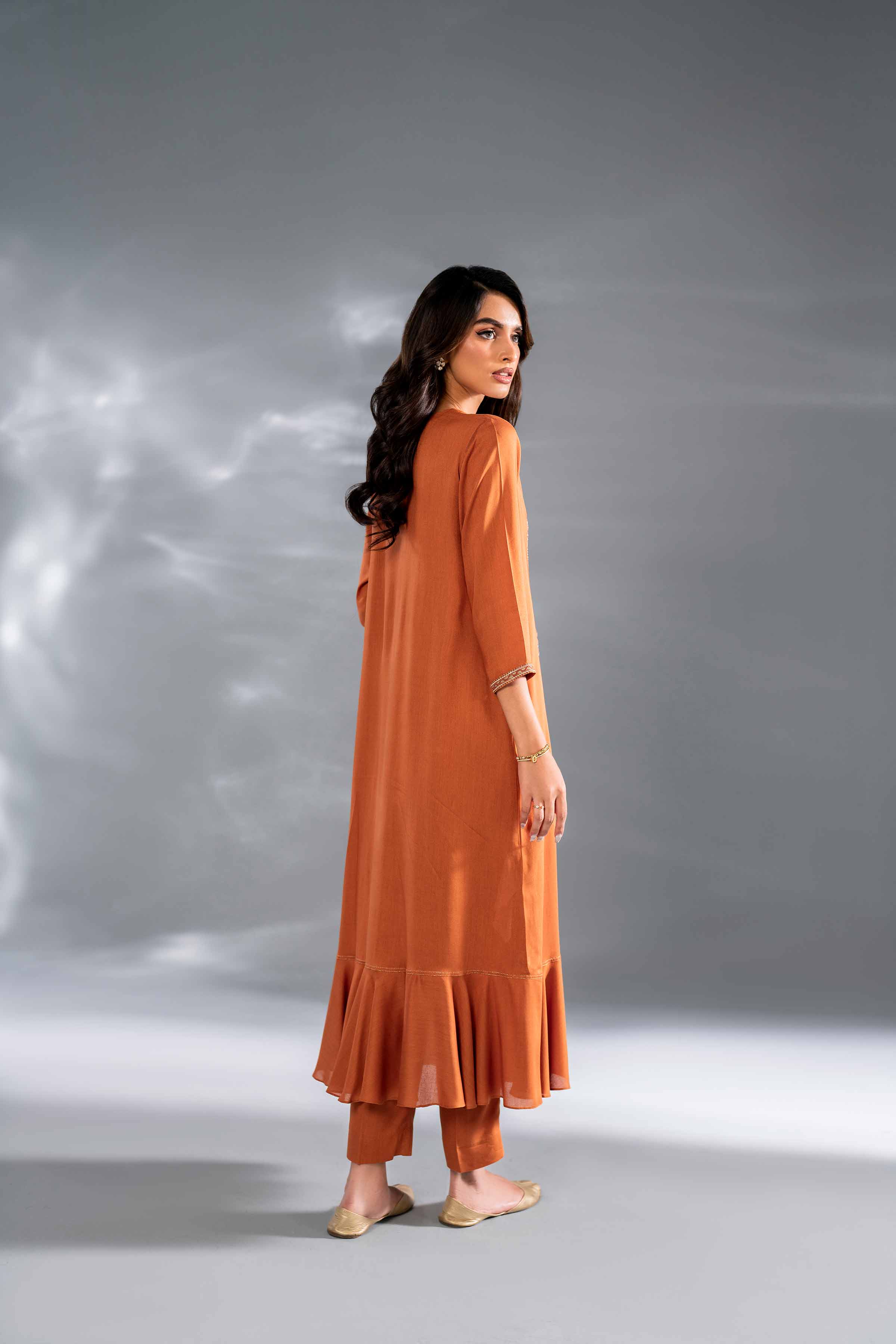 2 Piece - Embroidered Suit - KFW24-113 - Image 3
