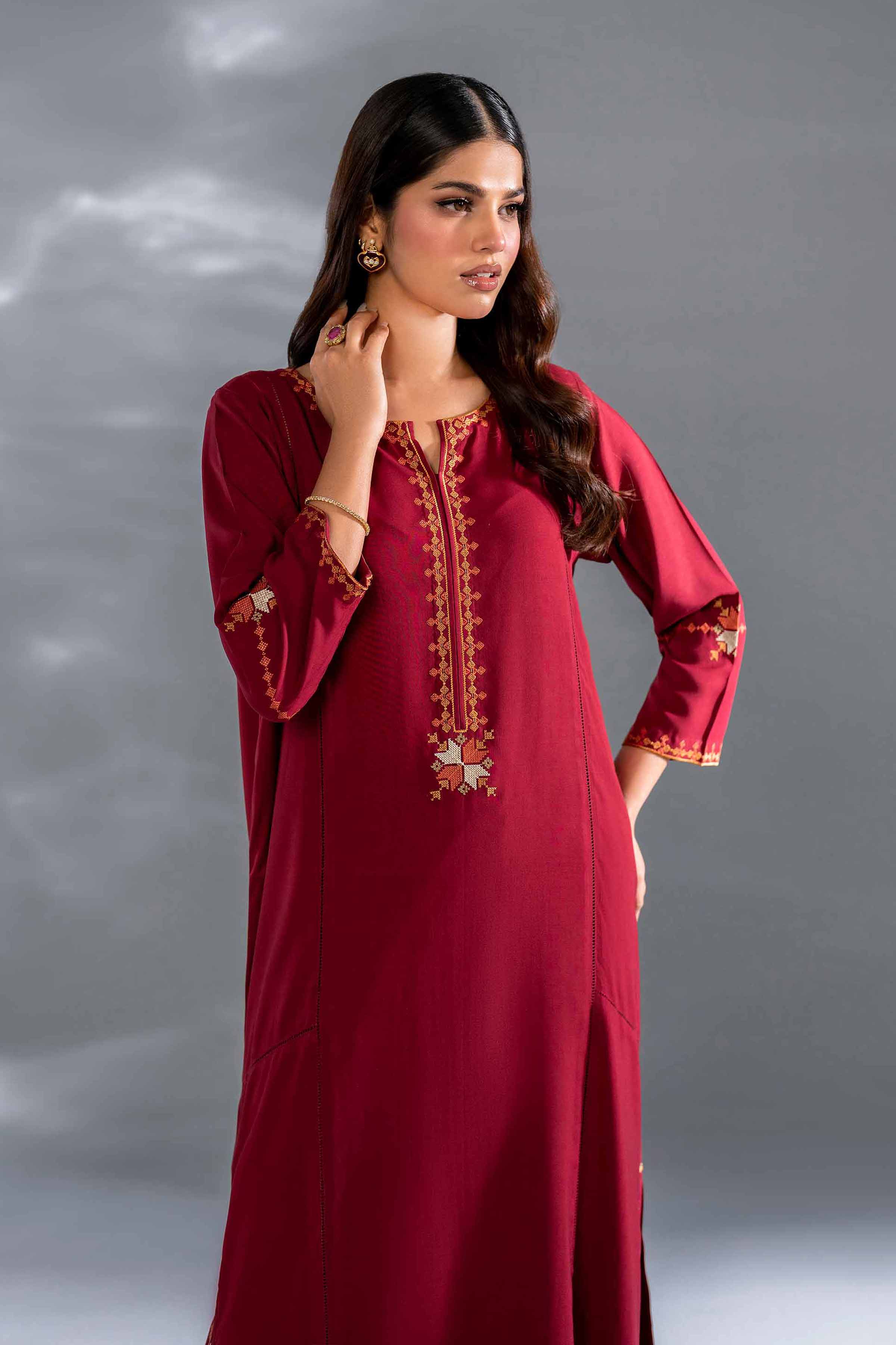 2 Piece - Printed Embroidered - KFW24-115 - Image 2