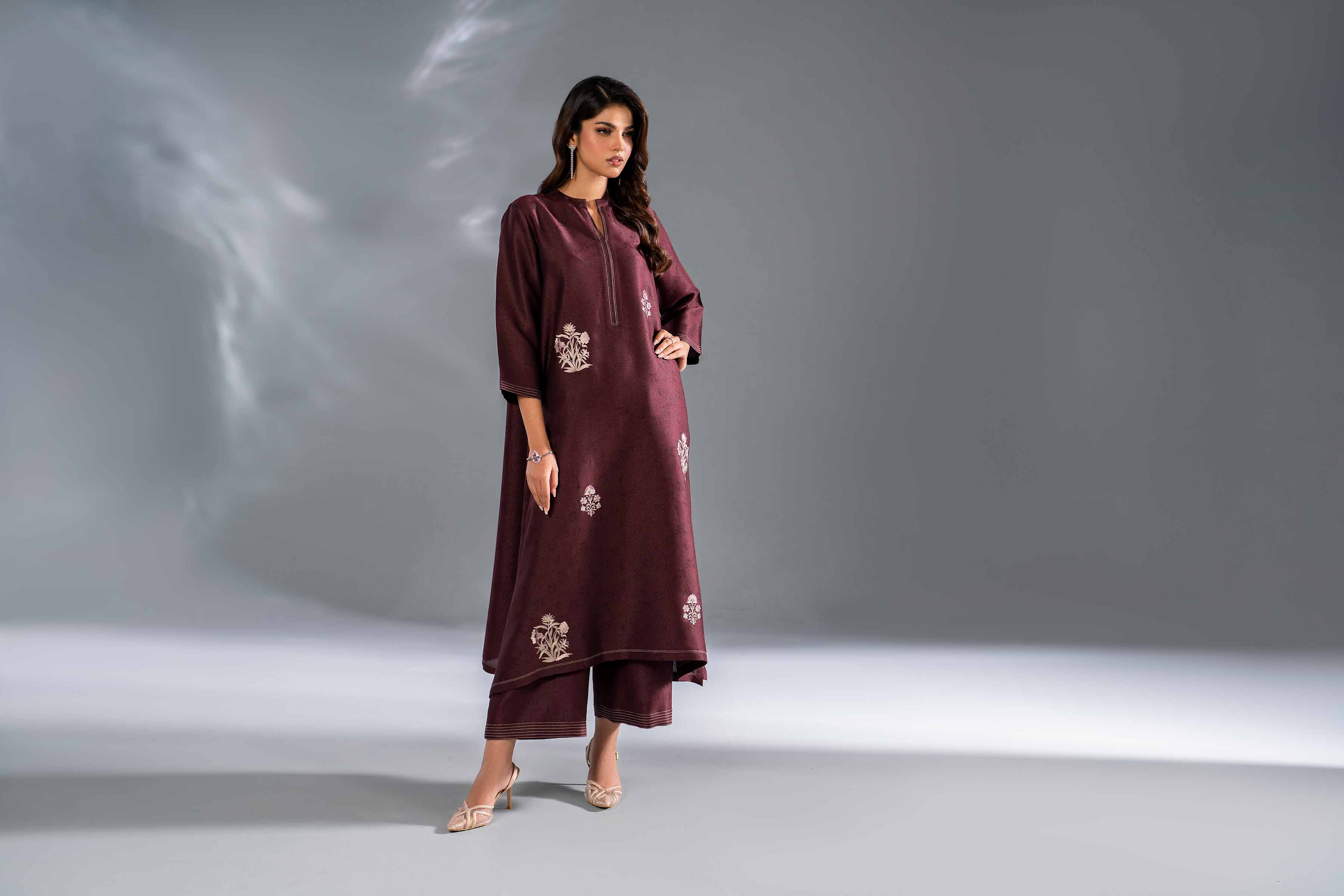 2 Piece - Embroidered Suit - KFW24-125 - Image 7