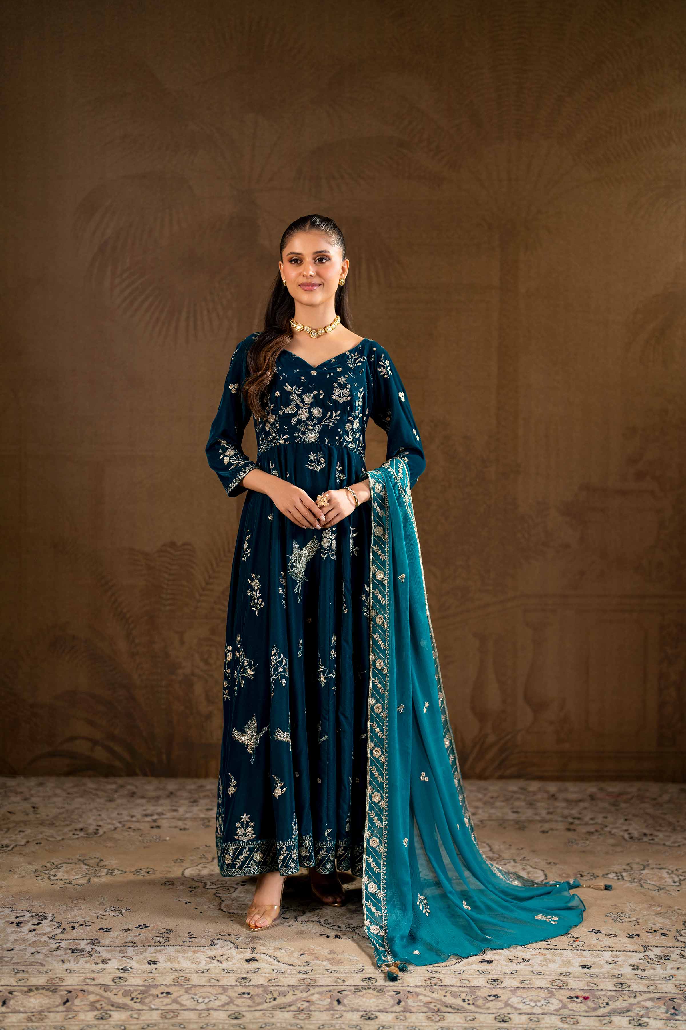 2 Piece - Embroidered Suit - KFW24-15 - Image 6
