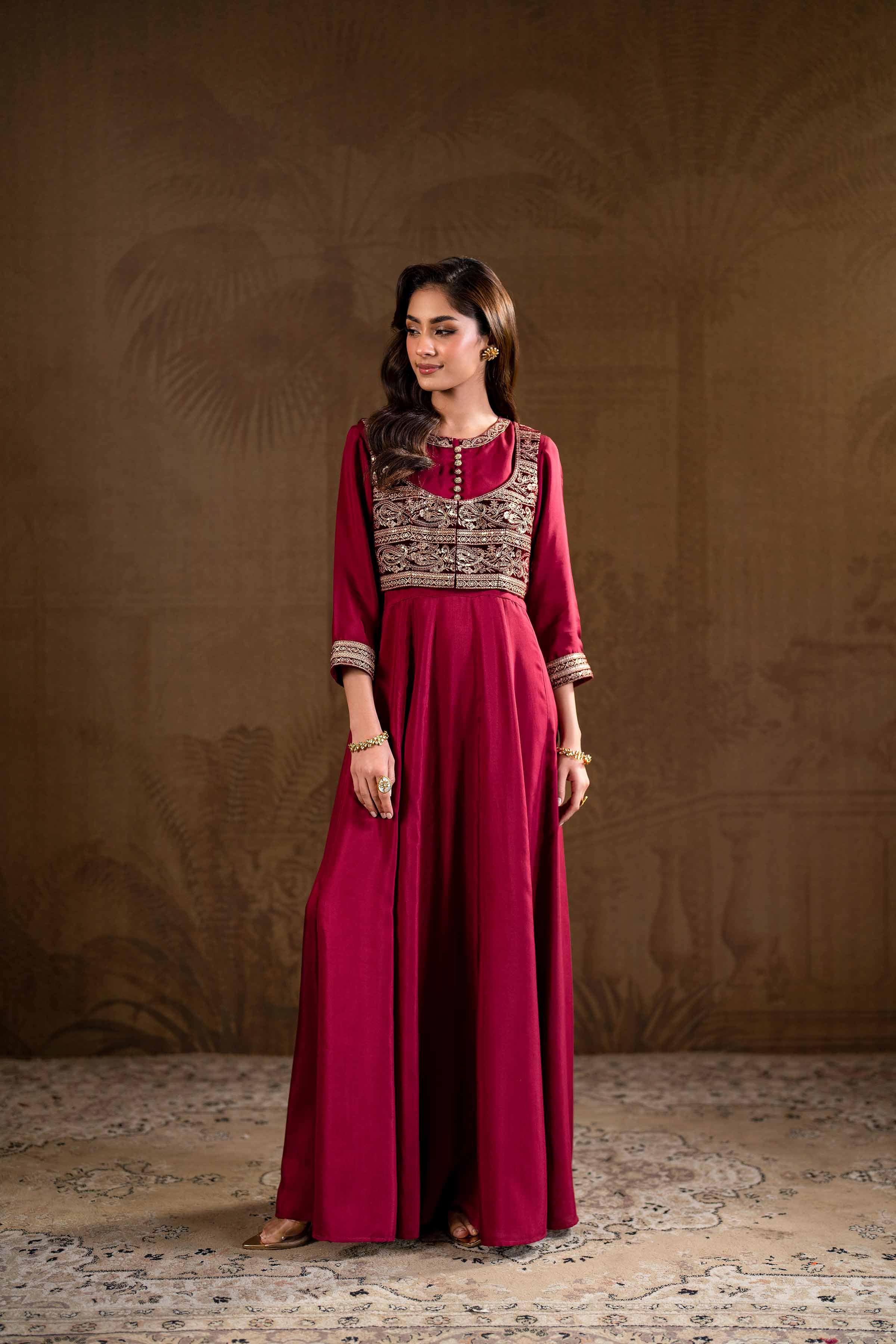 2 Piece - Embroidered Suit - KFW24-16 - Image 6