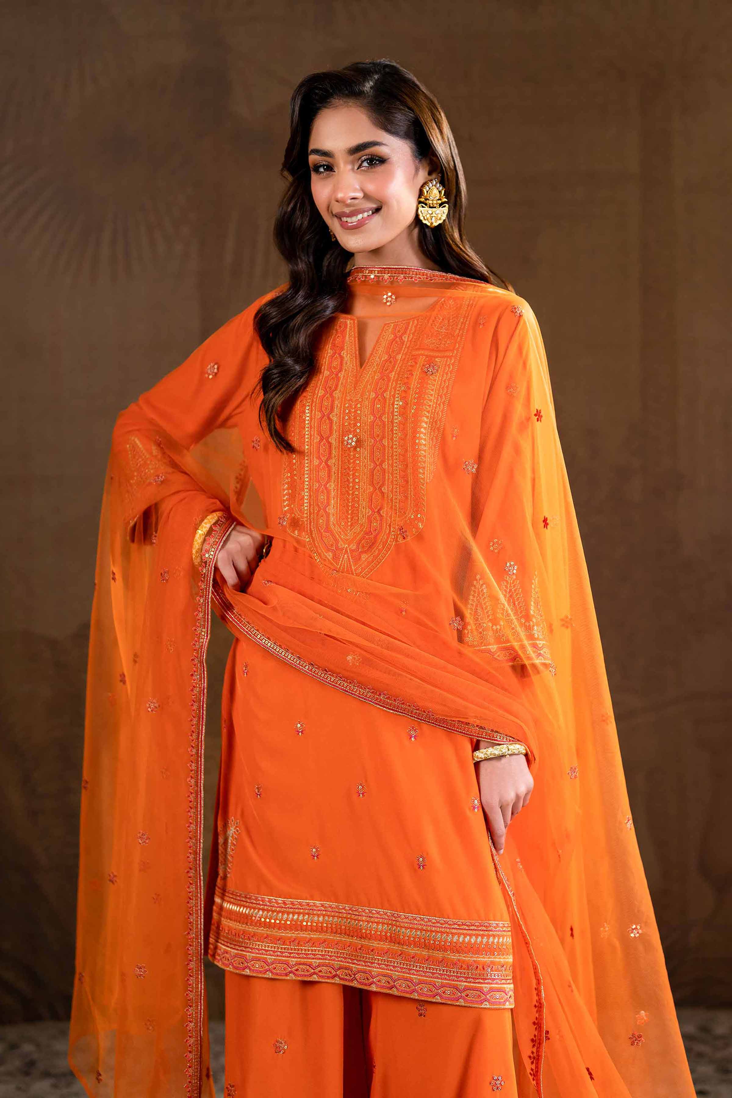 3 Piece - Embroidered Suit - KFW24-19 - Image 2
