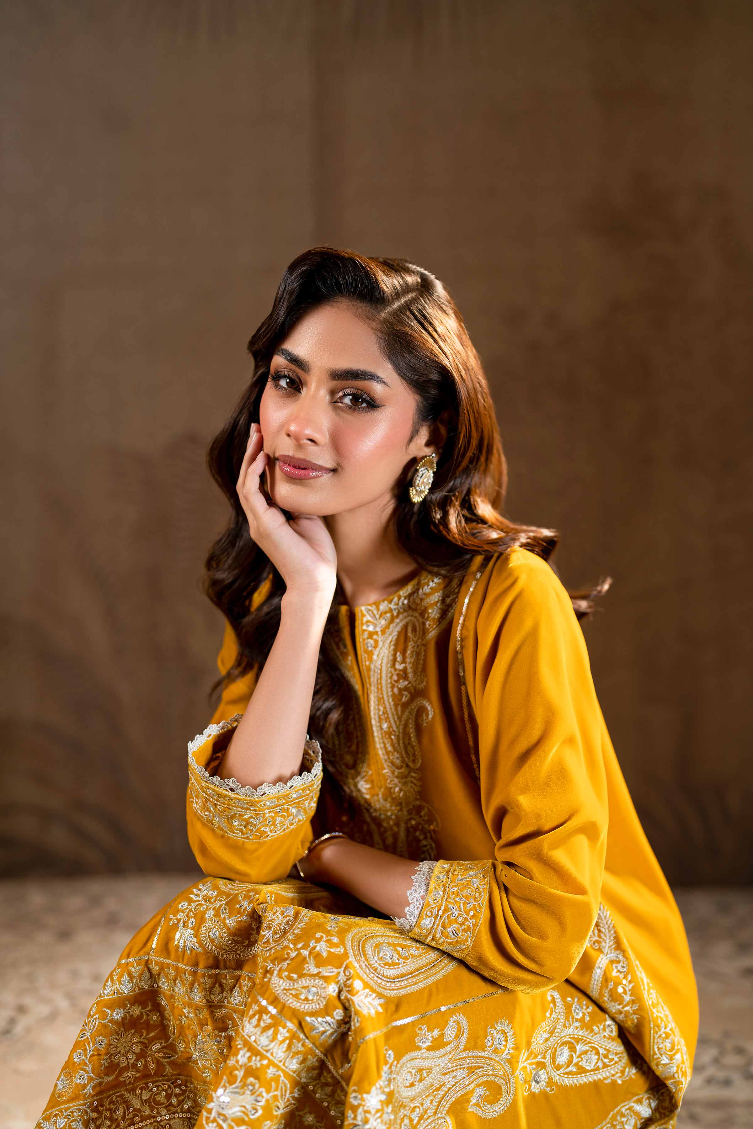 2 Piece - Embroidered Suit - KFW24-22 - Image 7