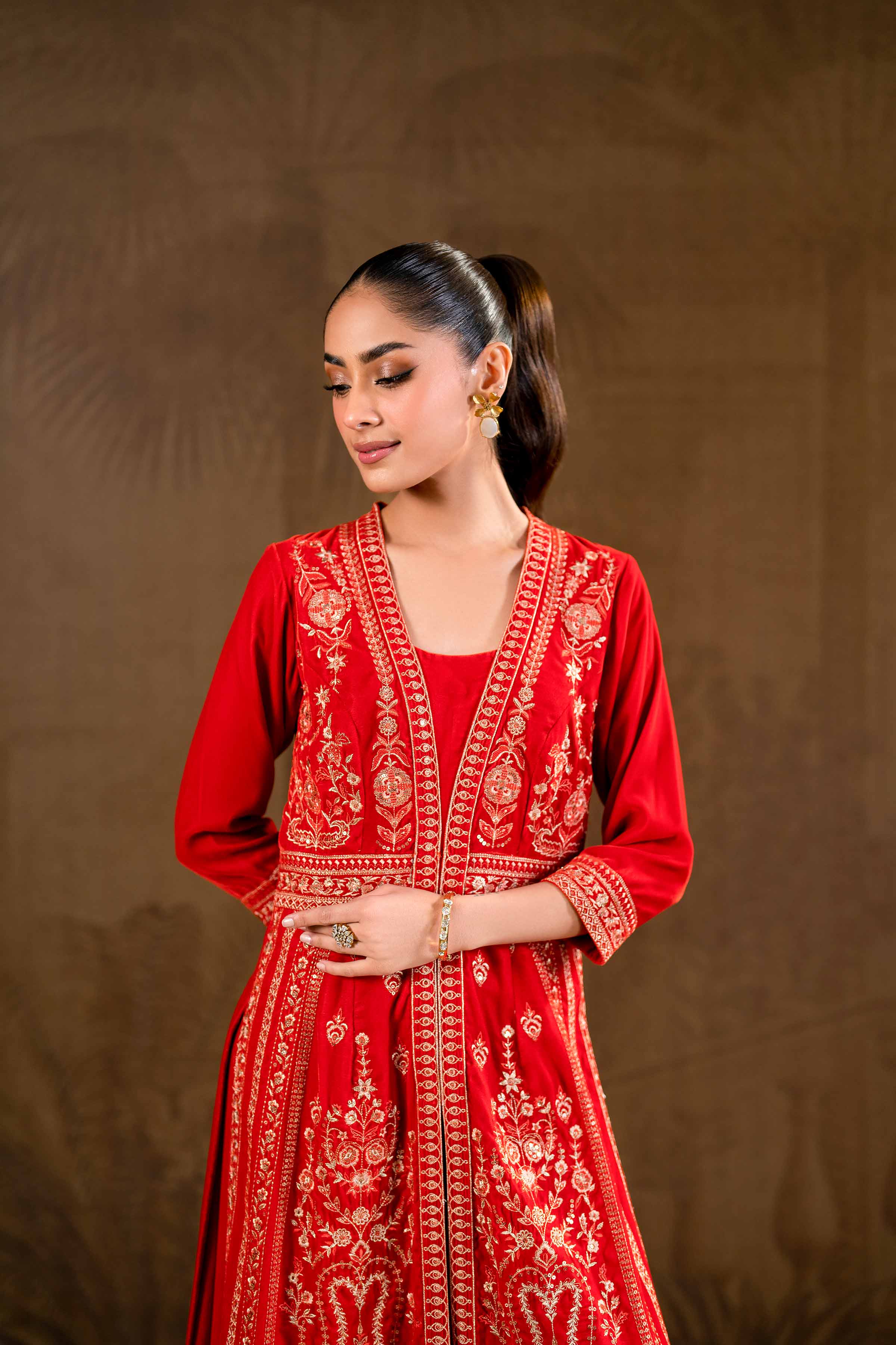 2 Piece - Embroidered Suit - KFW24-24 - Image 7