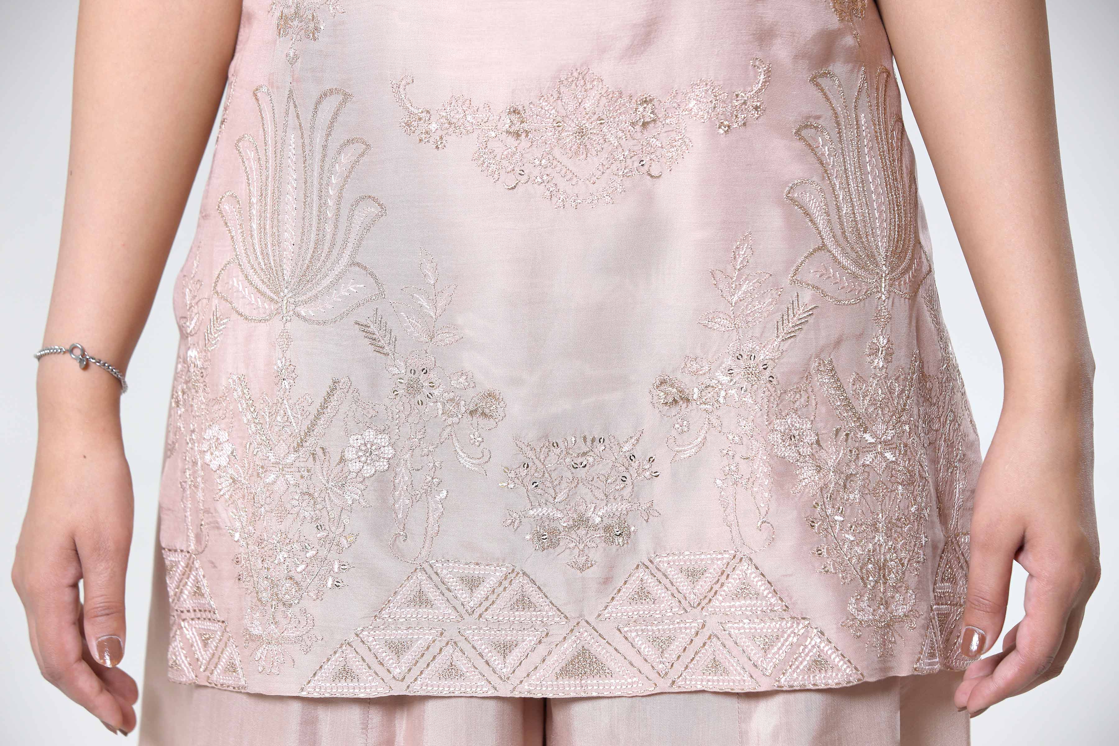 2 Piece - Embroidered Suit - KFW24-46 - Image 4