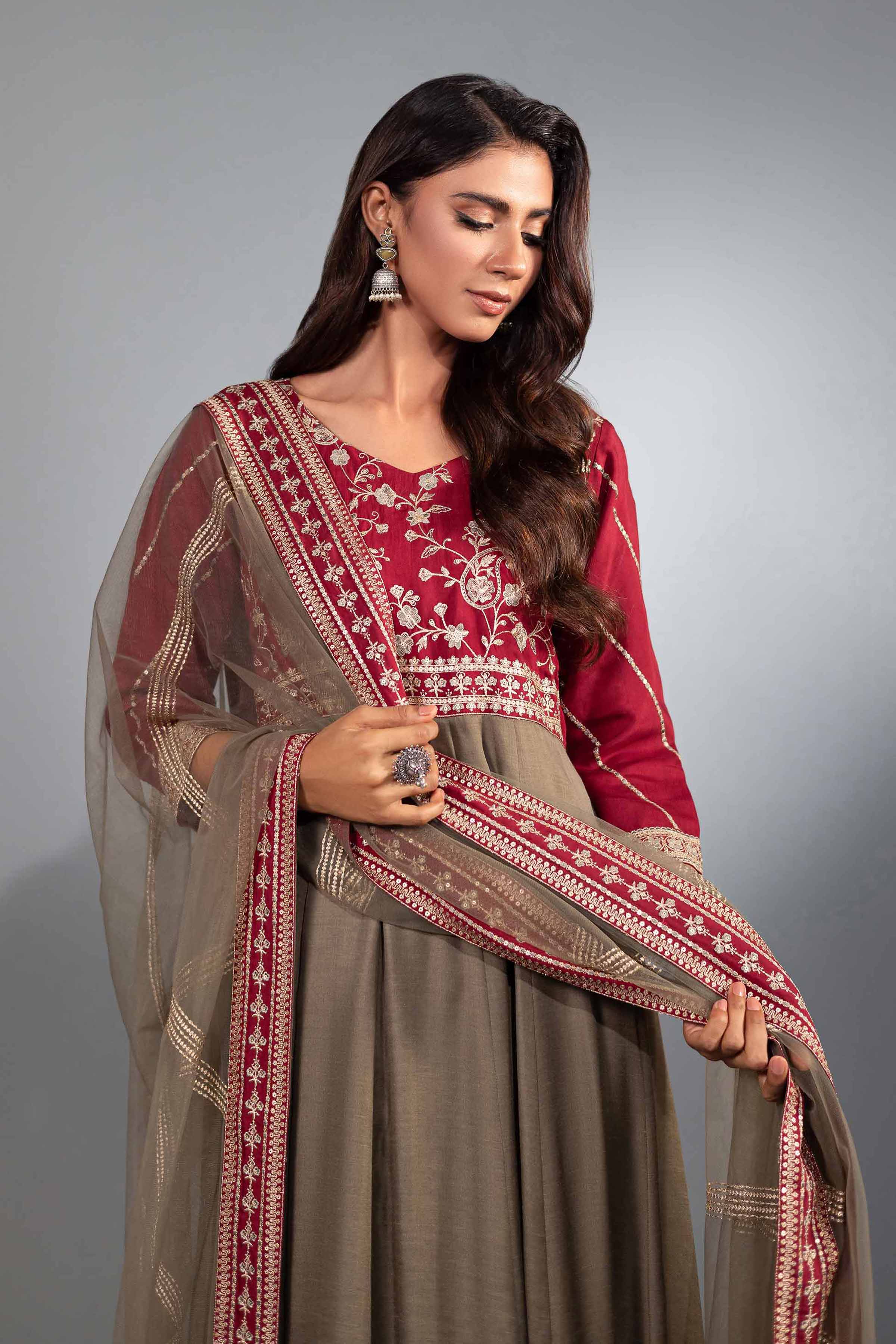 2 Piece - Embroidered Suit - KFW24-61 - Image 2