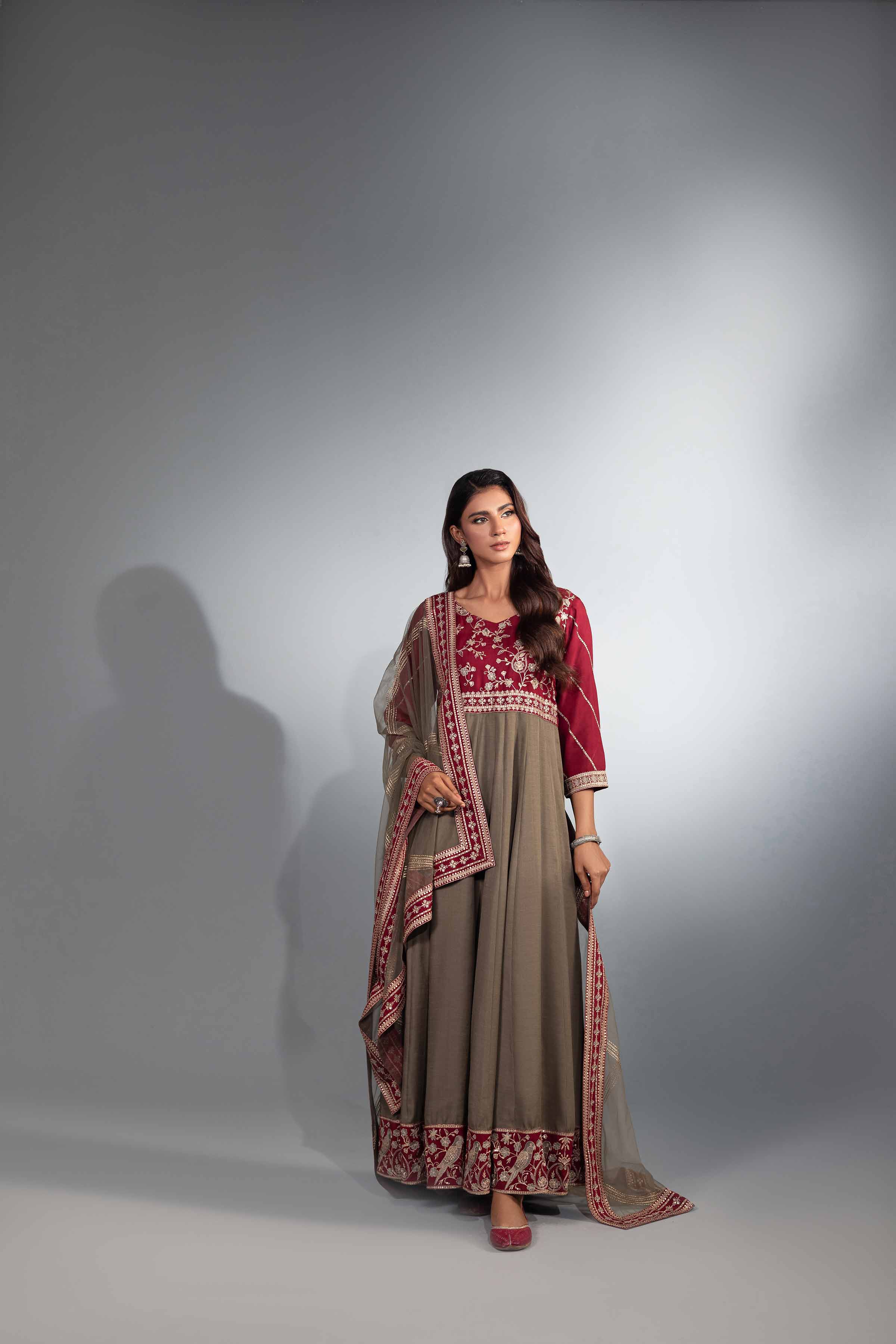 2 Piece - Embroidered Suit - KFW24-61 - Image 4