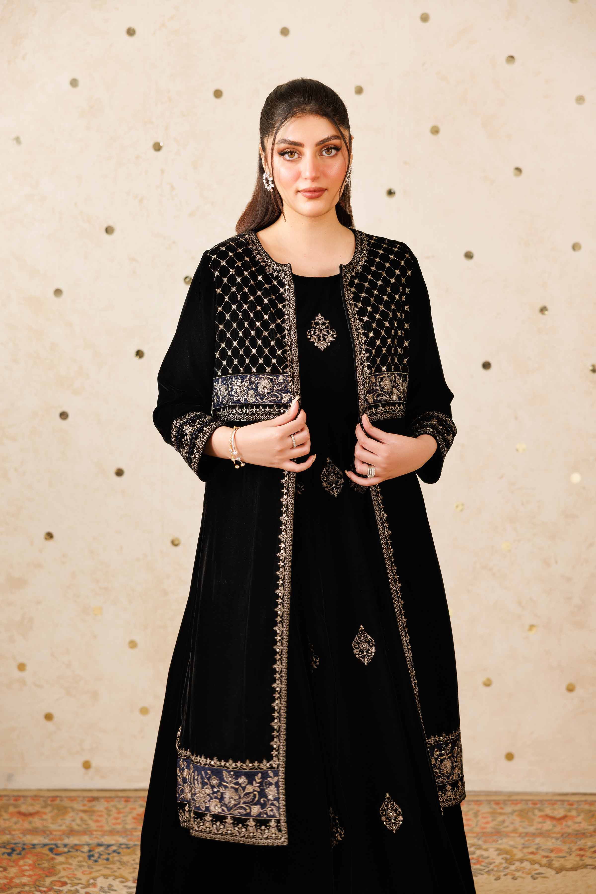 2 Piece - Embroidered Suit - KFW25-01 - Image 9