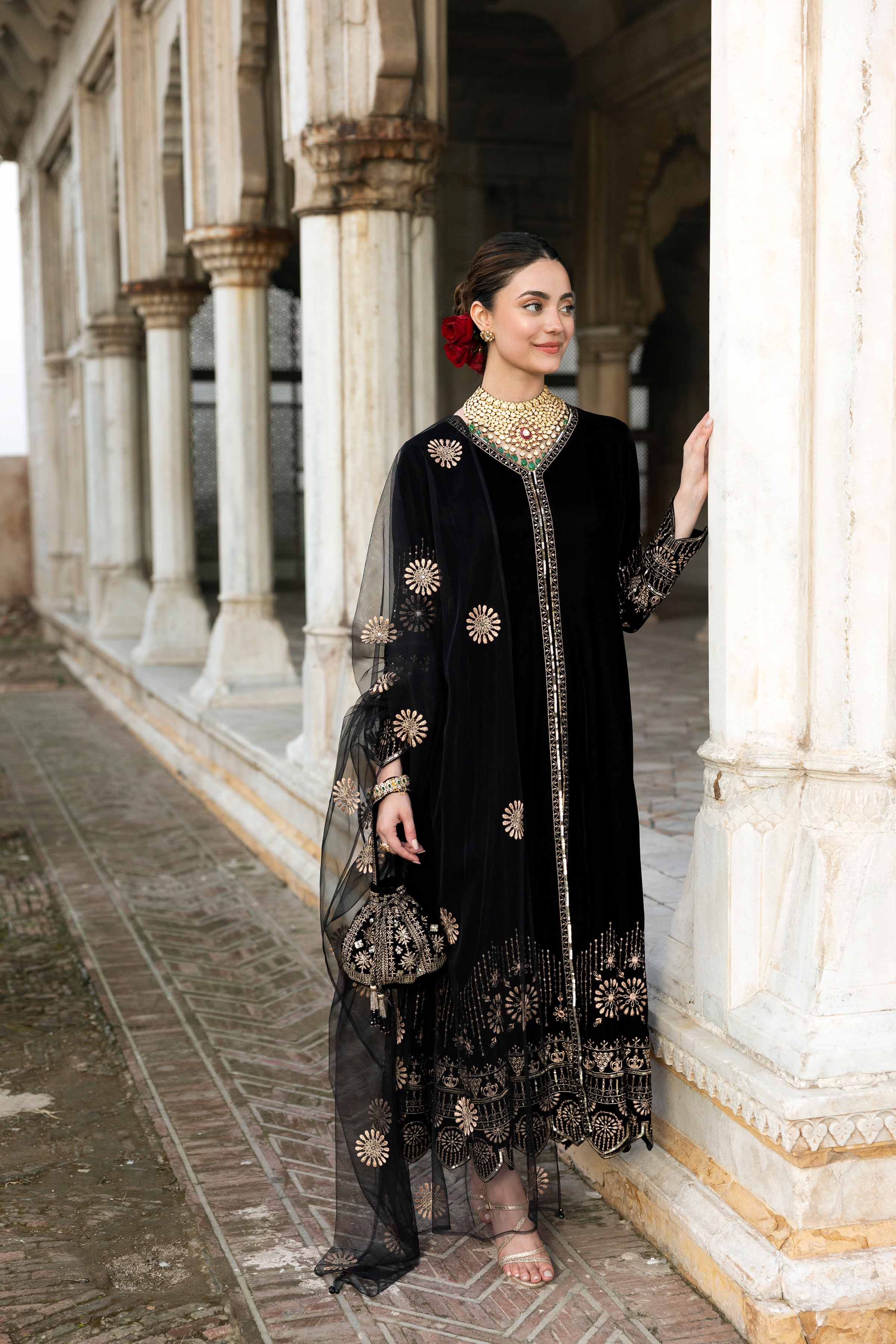 3 Piece - Embroidered Suit - KFW25-02 - Image 5