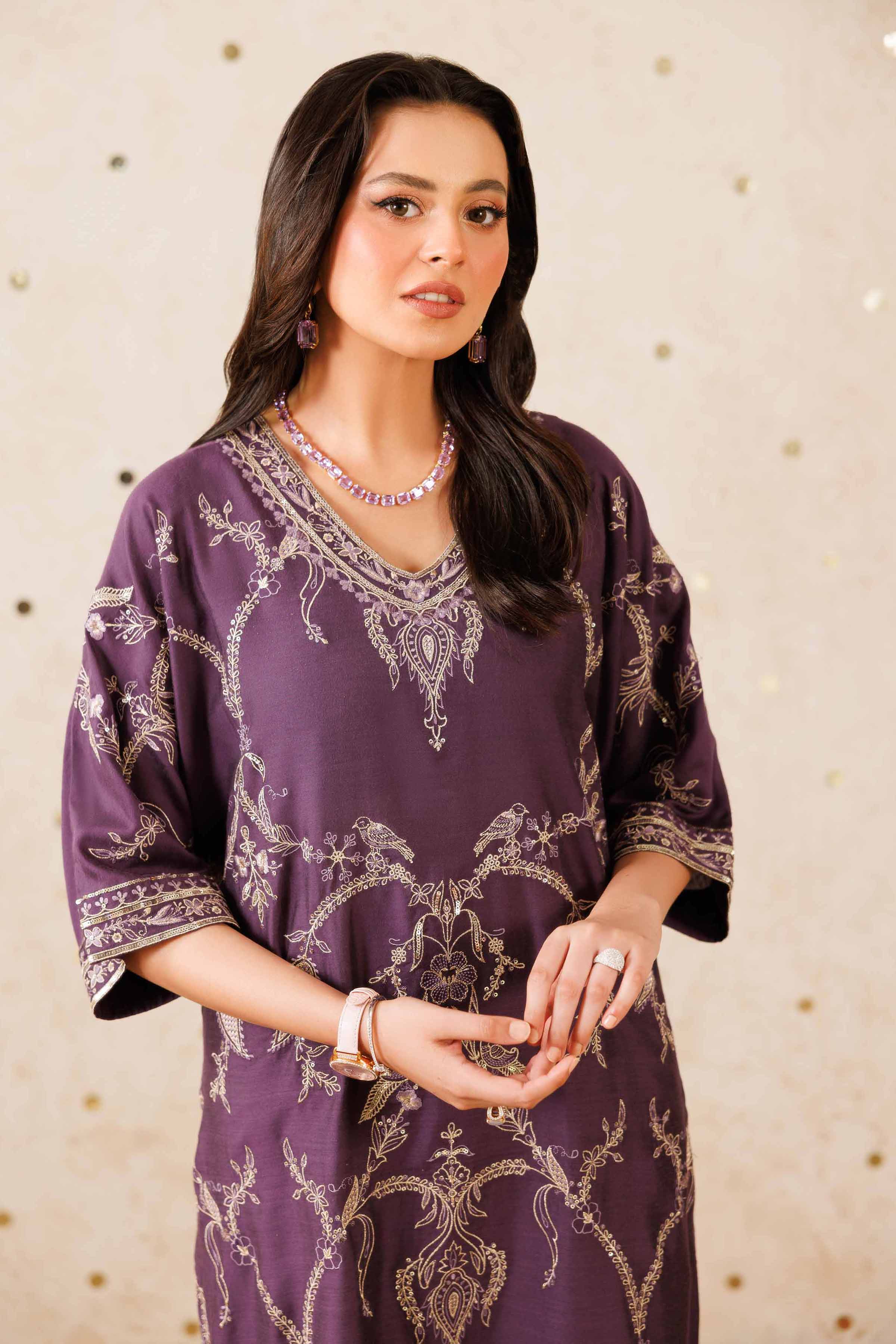 2 Piece - Embroidered Suit - KFW25-03 - Image 2