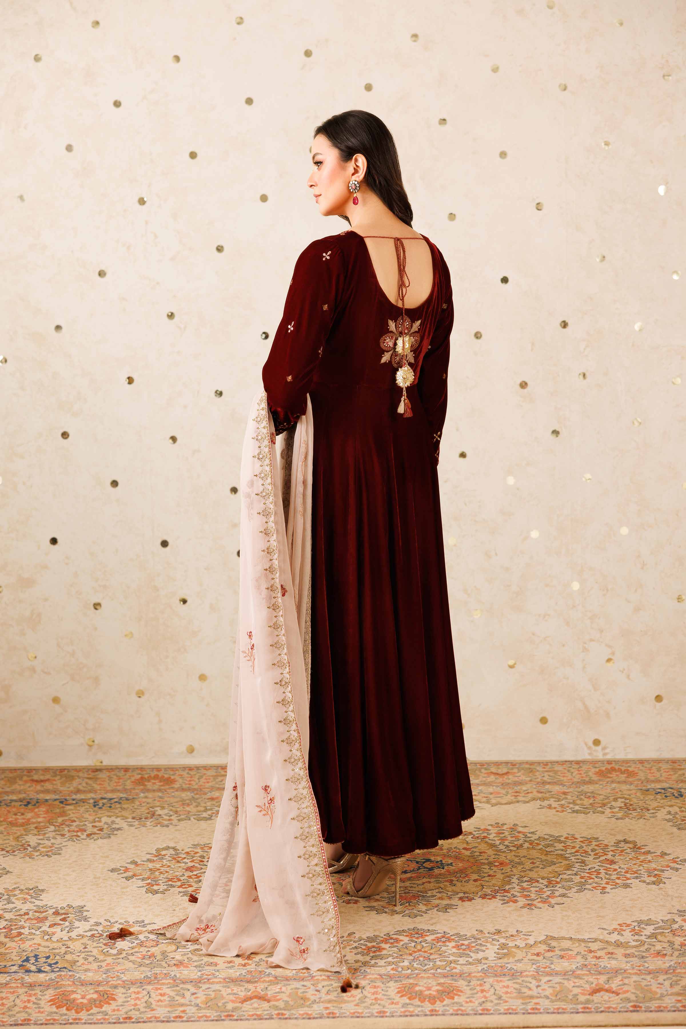 2 Piece - Embroidered Suit - KFW25-05 - Image 3
