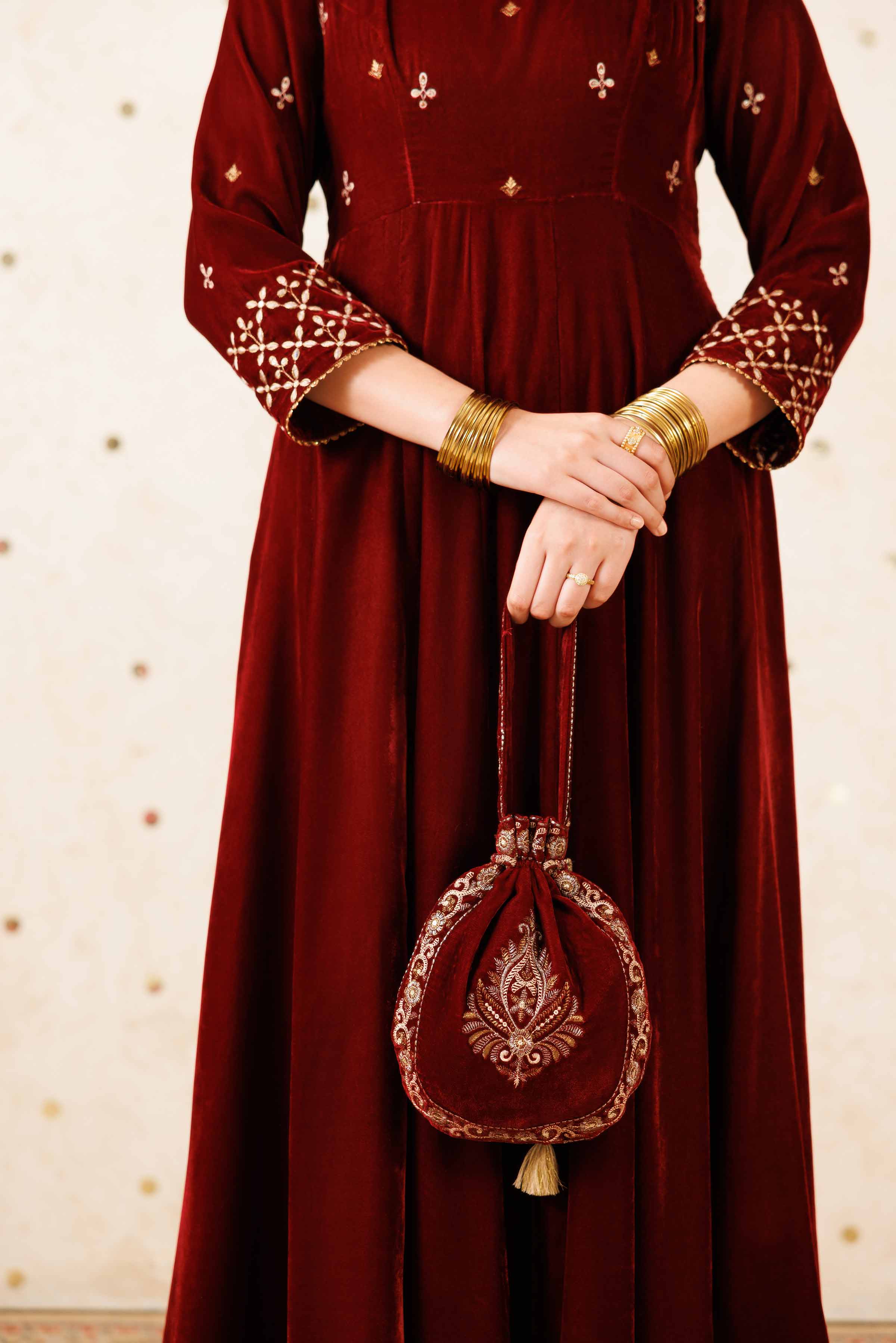 2 Piece - Embroidered Suit - KFW25-05 - Image 7