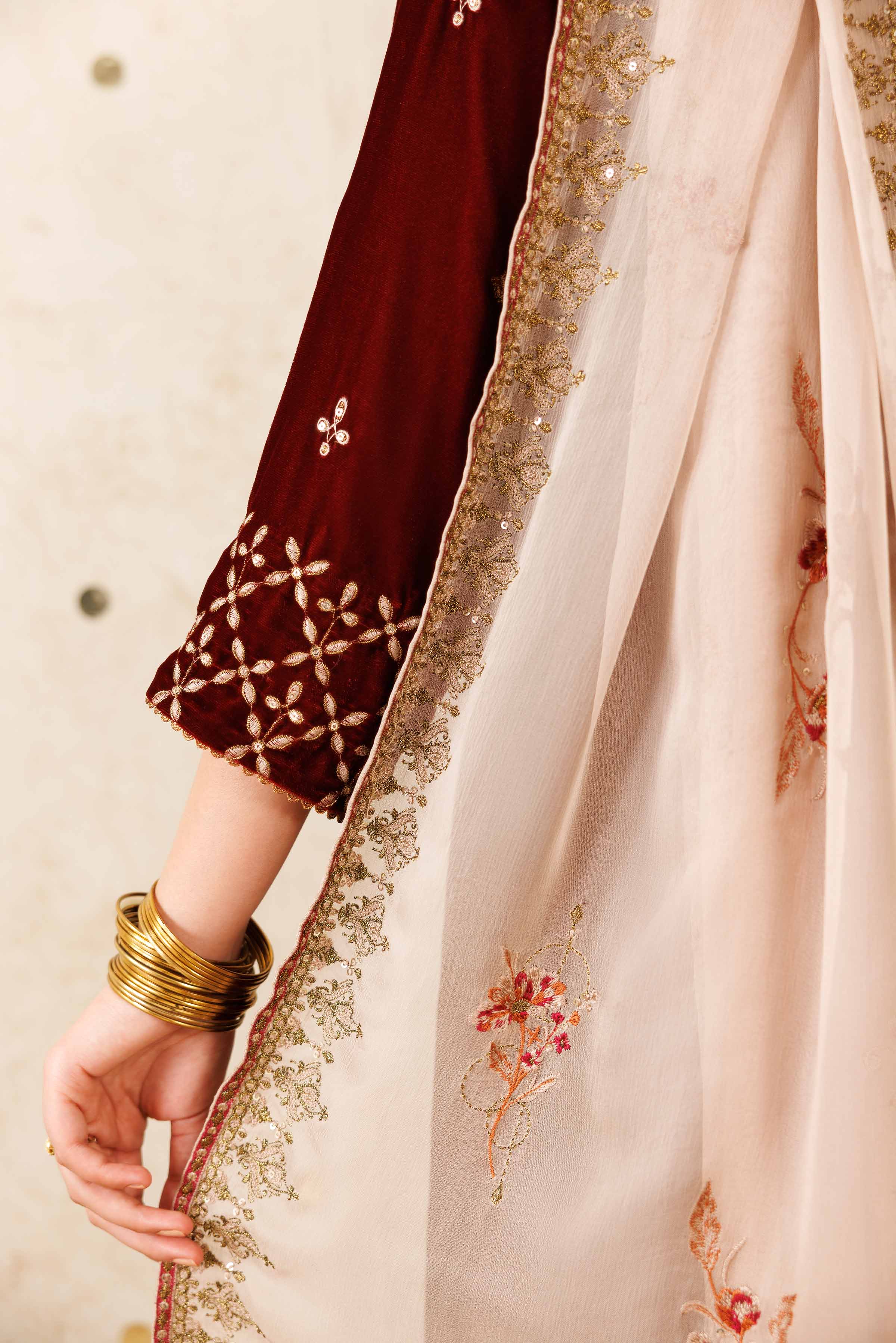2 Piece - Embroidered Suit - KFW25-05 - Image 9