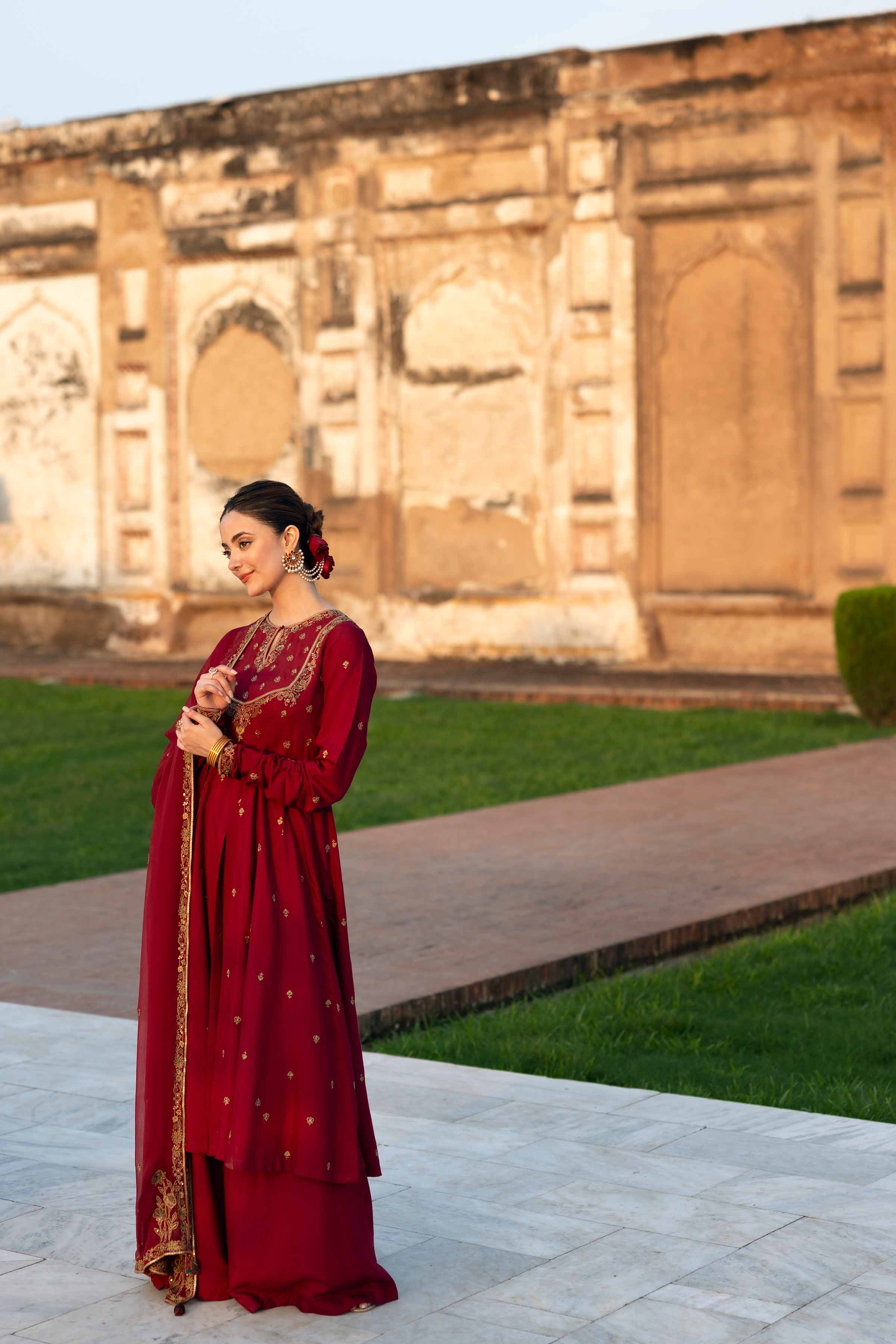 3 Piece - Embroidered Suit - KFW25-06 - Image 3