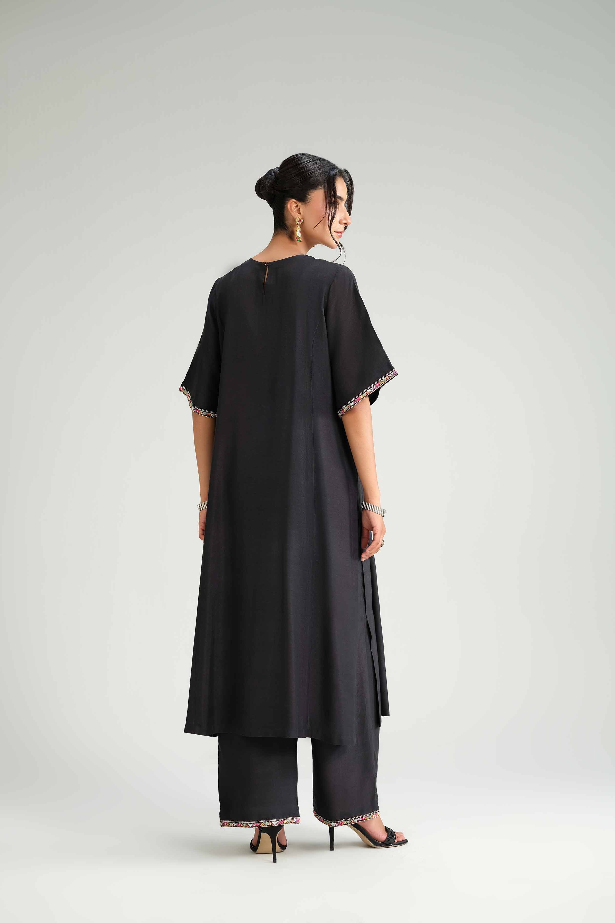 2 Piece - Embroidered Suit - KFW25-105 - Image 4