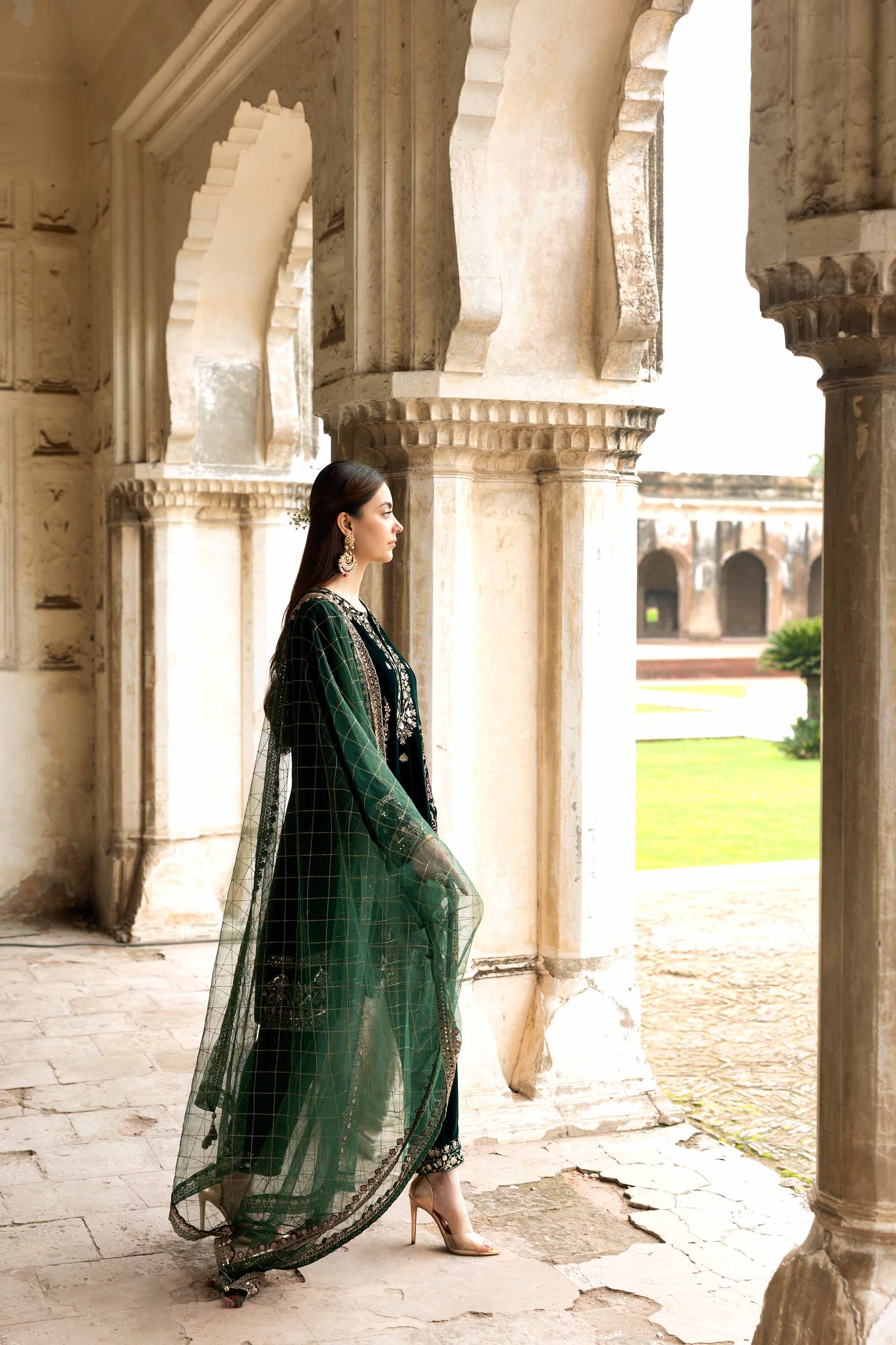 3 Piece - Embroidered Suit - KFW25-16 - Image 3