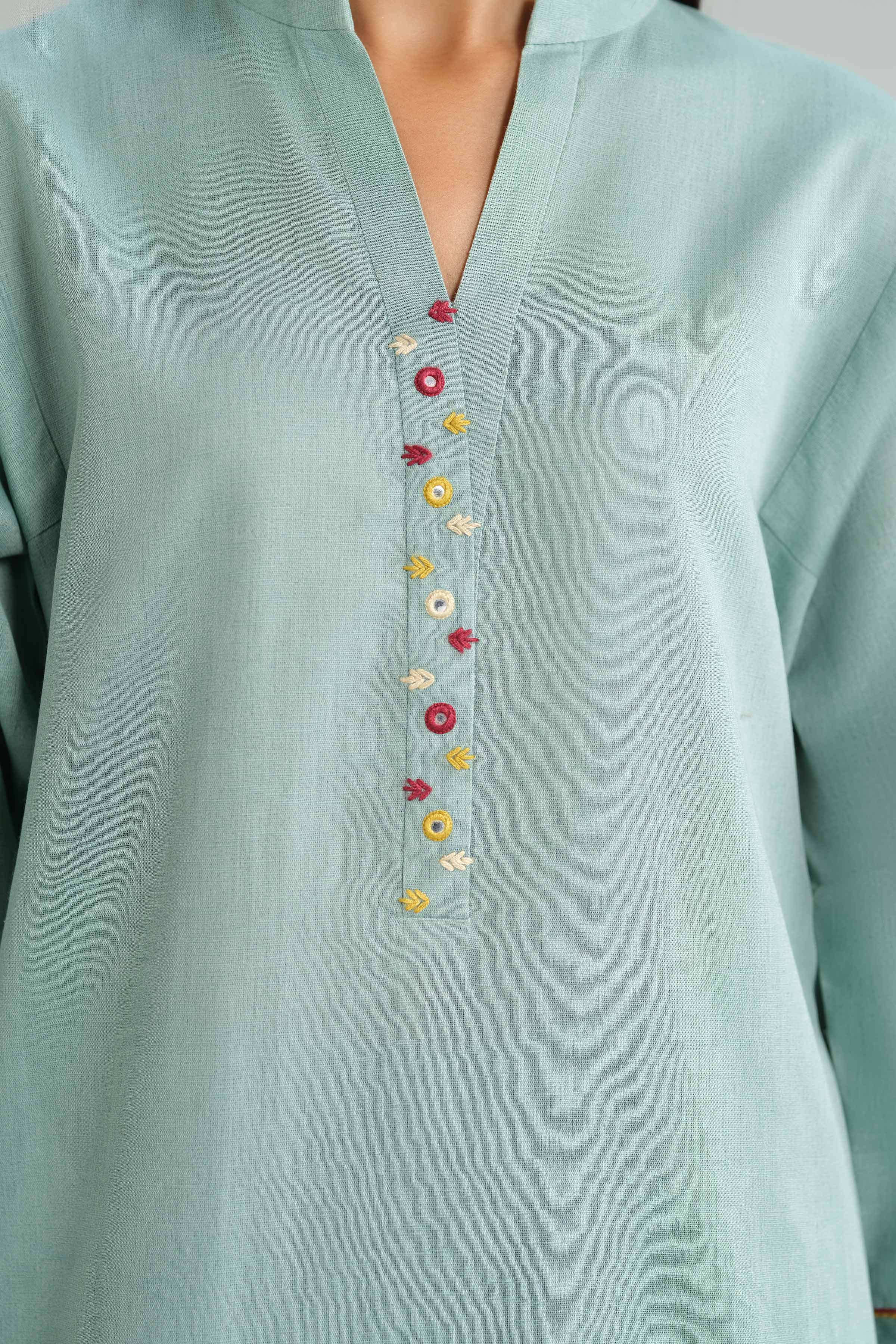 3 Piece - Embroidered Suit - KFW25-162 - Image 6