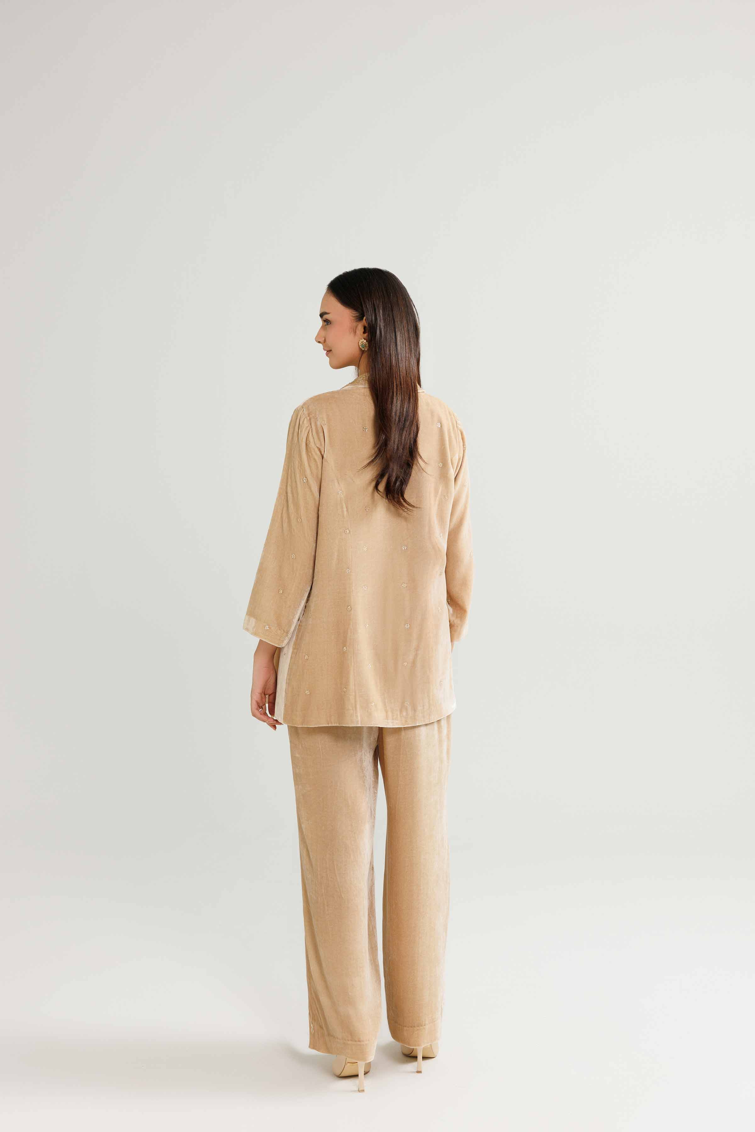 3 Piece - Embroidered Suit - KFW25-17 - Image 3