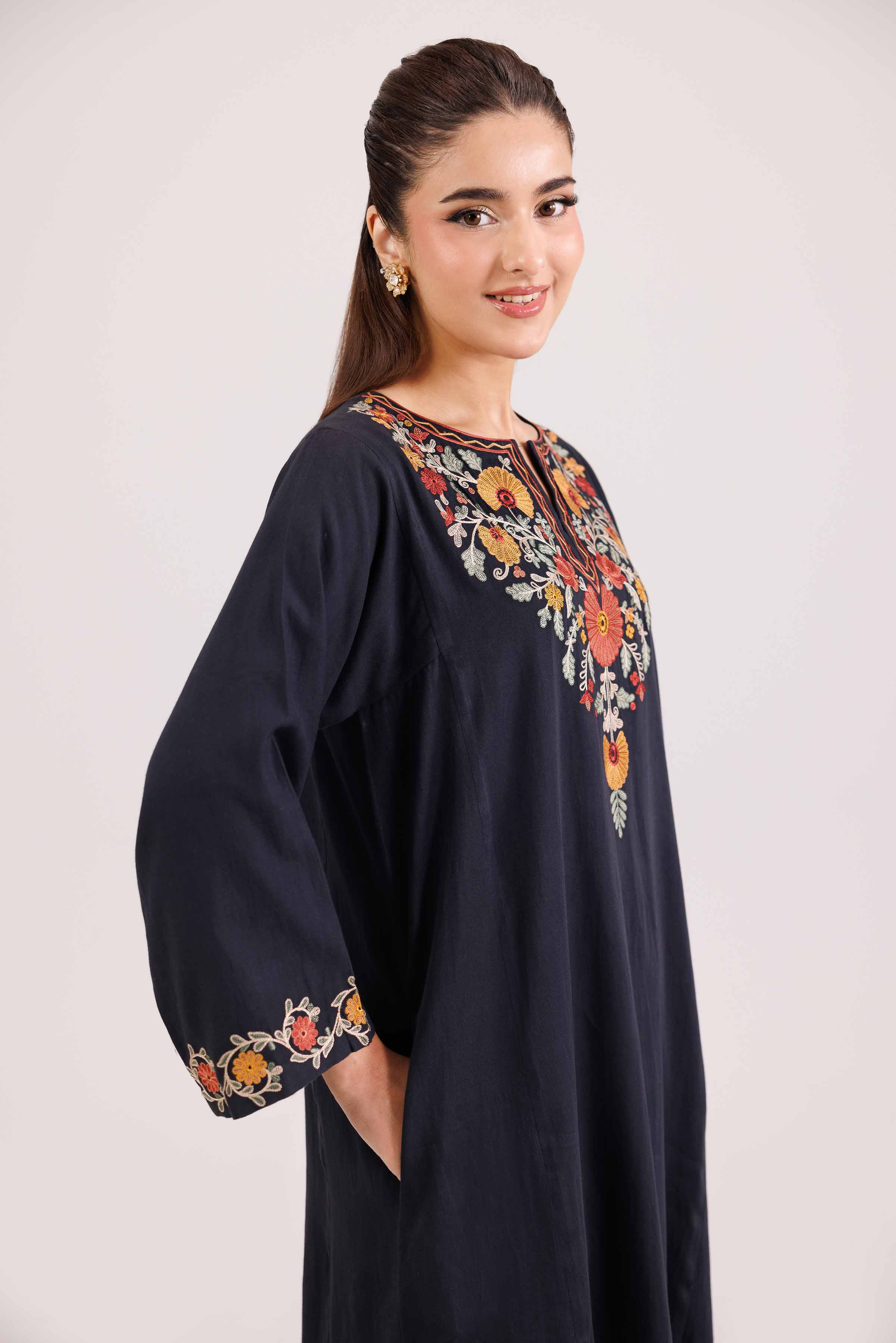 2 Piece - Embroidered Suit - KFW25-179 - Image 6