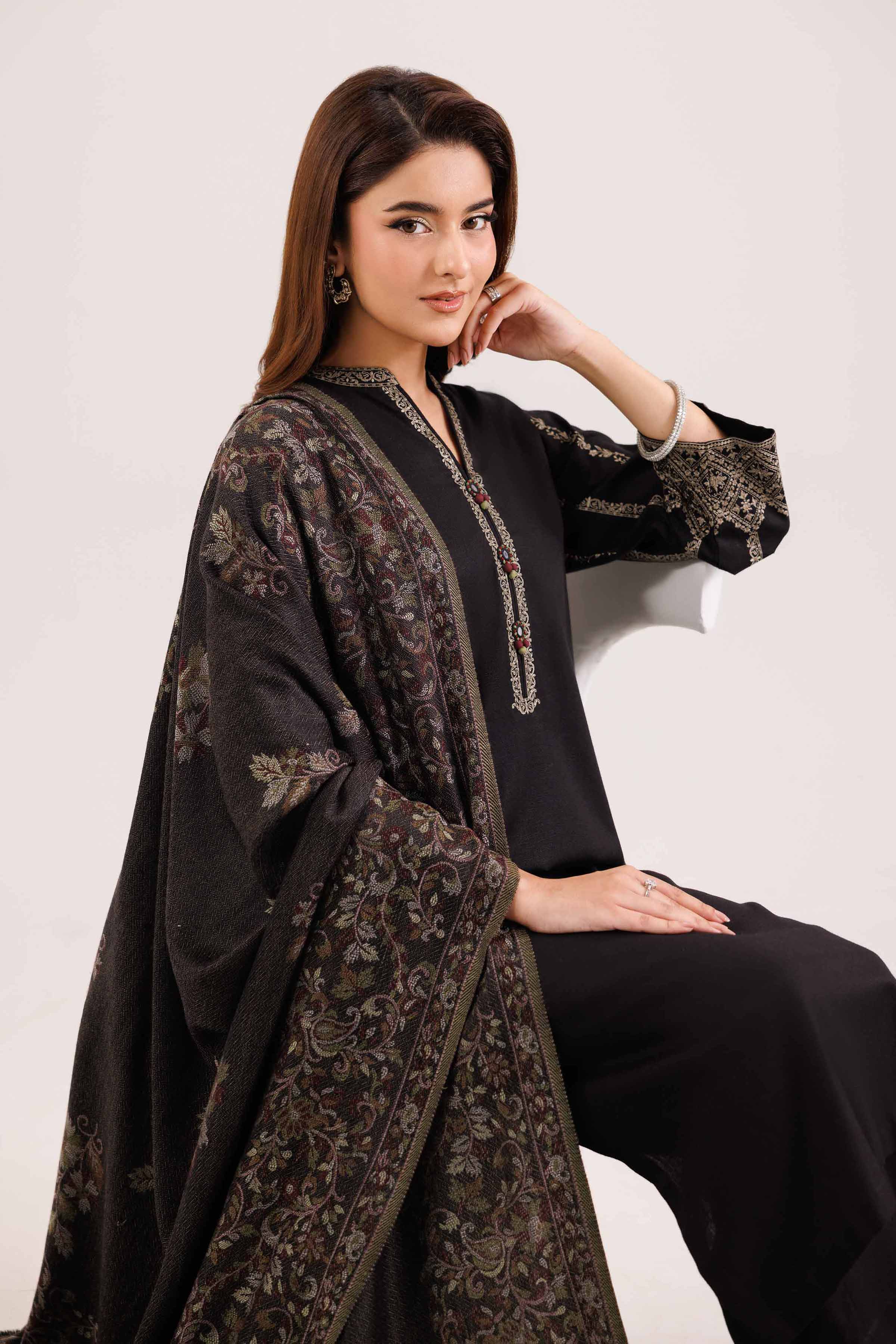 3 Piece - Embroidered Suit - KFW25-181 - Image 2