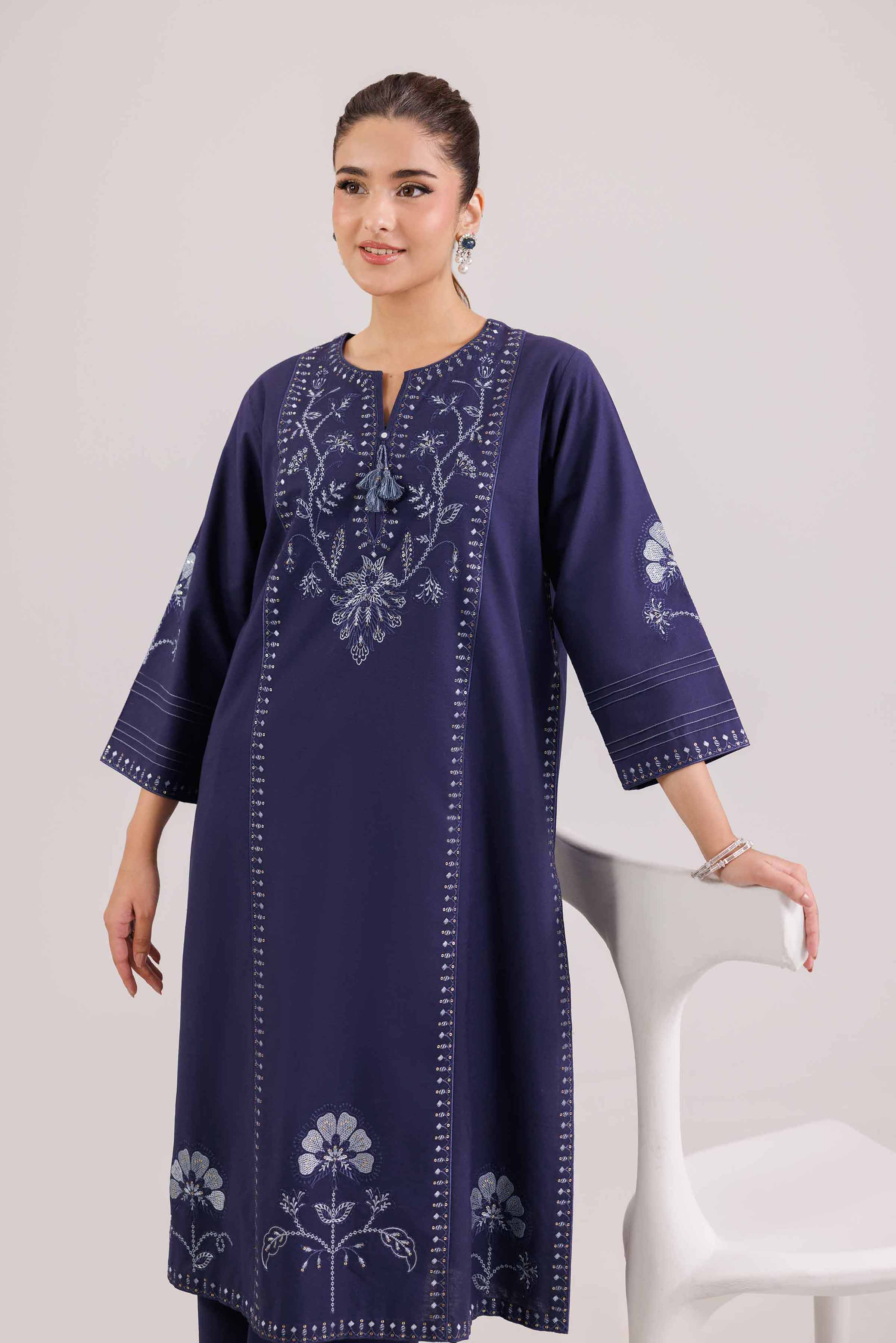 2 Piece - Embroidered Suit - KFW25-214